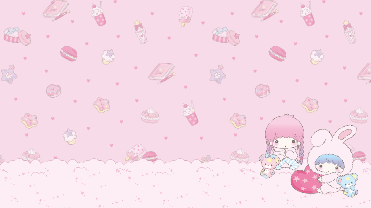 LITTLE TWIN STARS DESKTOP WALLPAPER