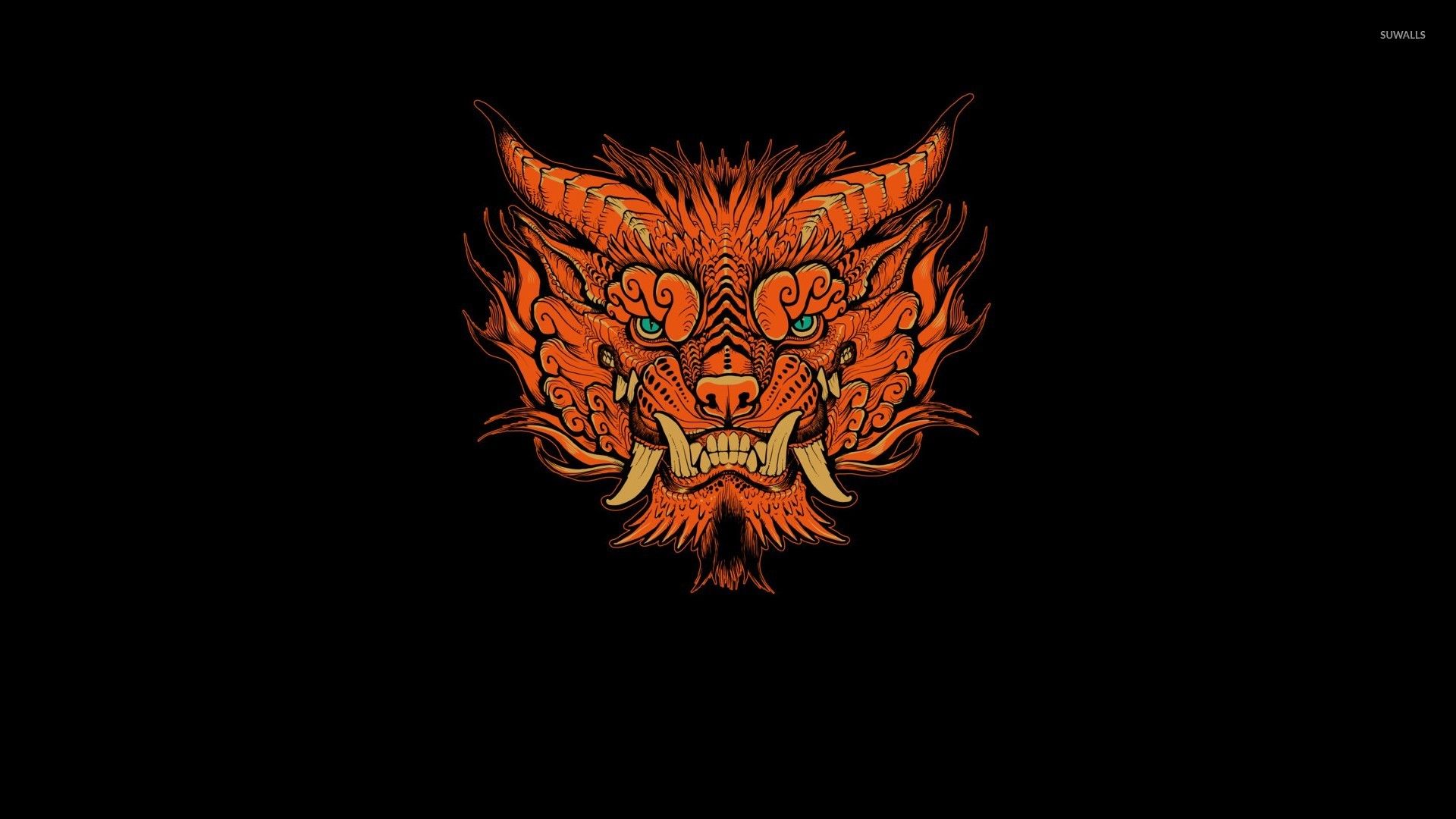 Chinese Lion Wallpaper