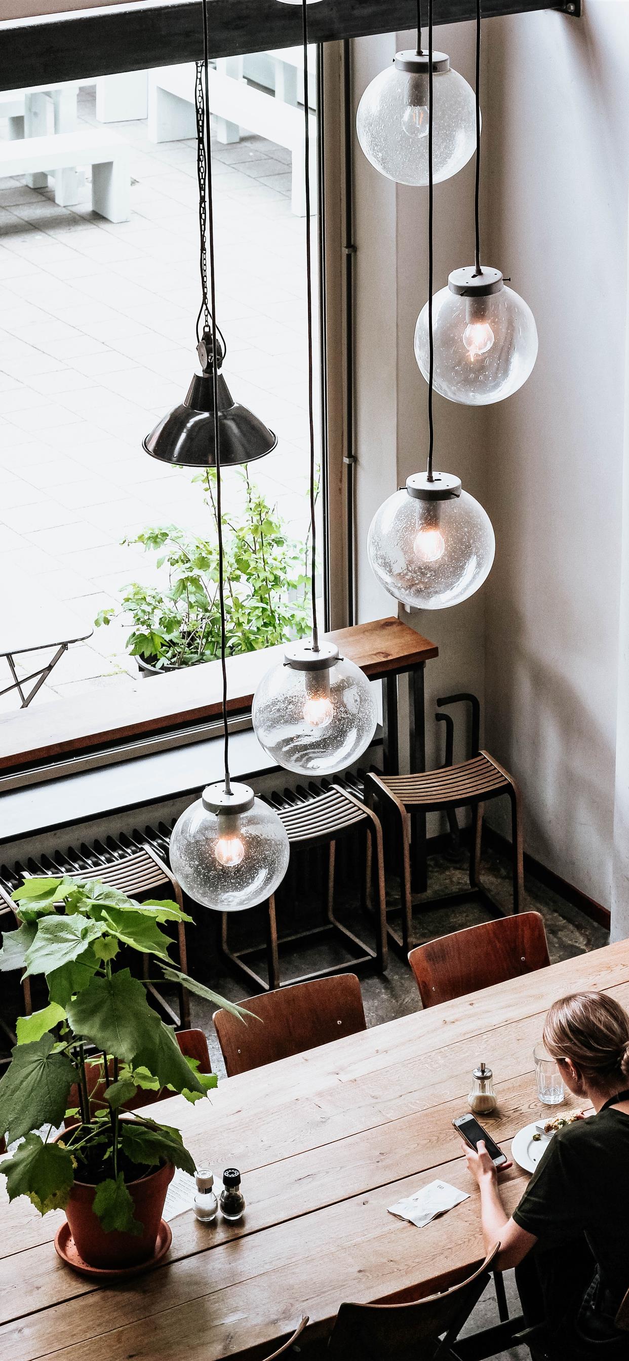 Coffee in a café in Rotterdam iPhone X Wallpaper Free Download