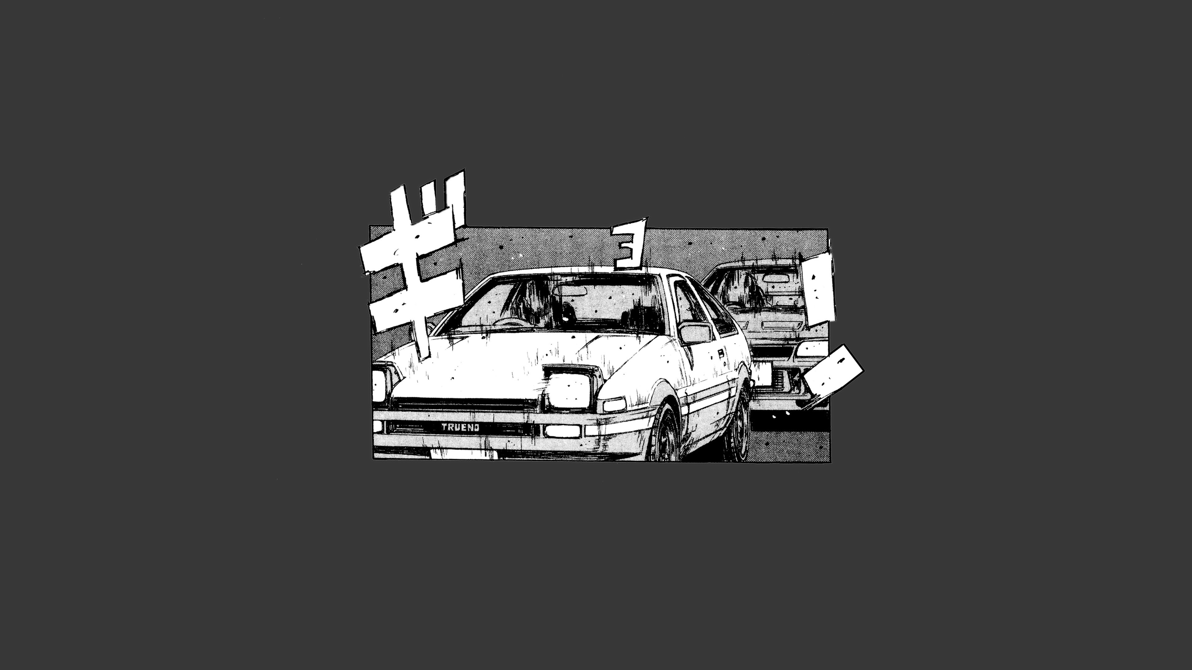 Wallpaper / Initial D, Toyota AE86, Toyota Trueno free download