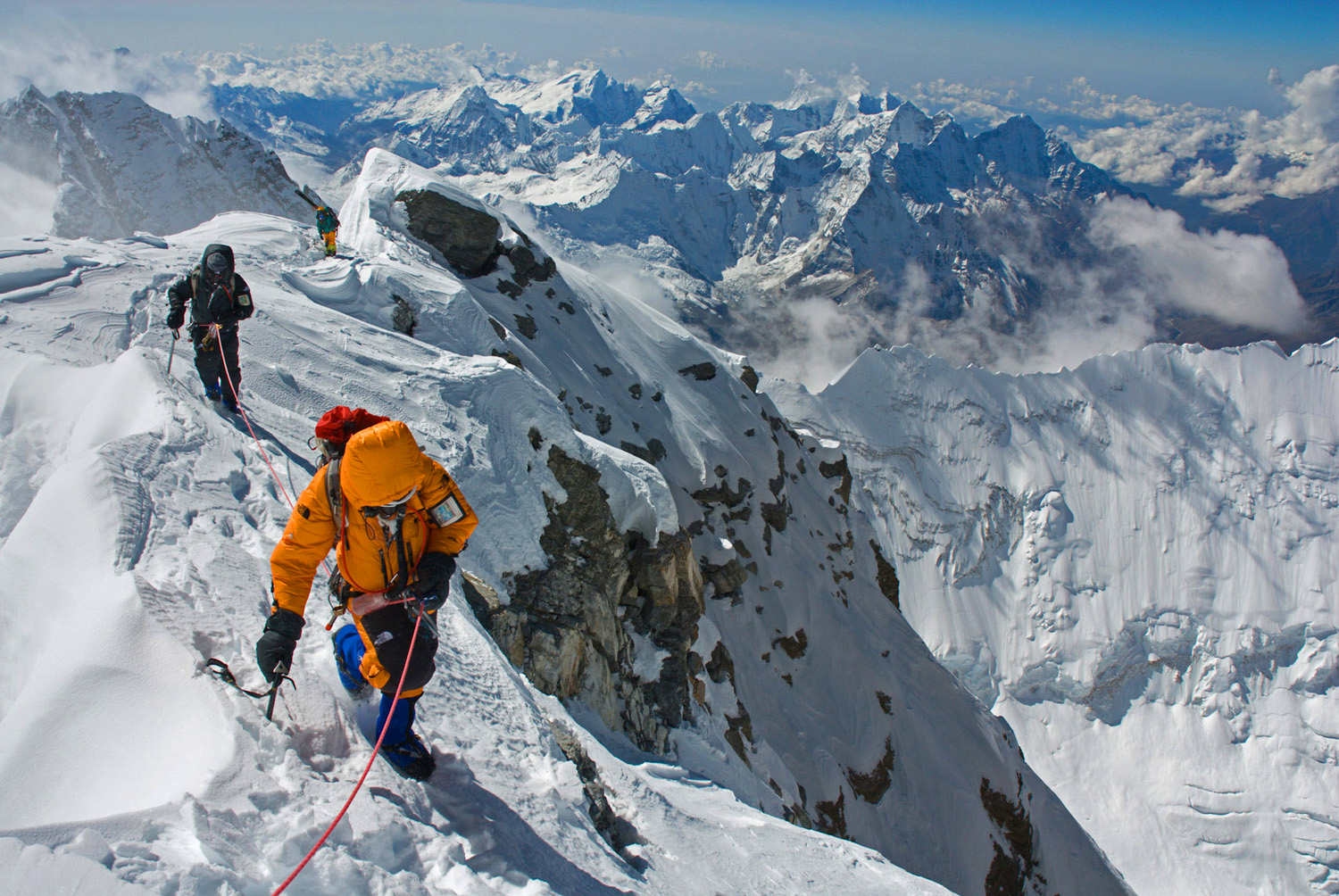 Earthquake Induced Mountaineering
