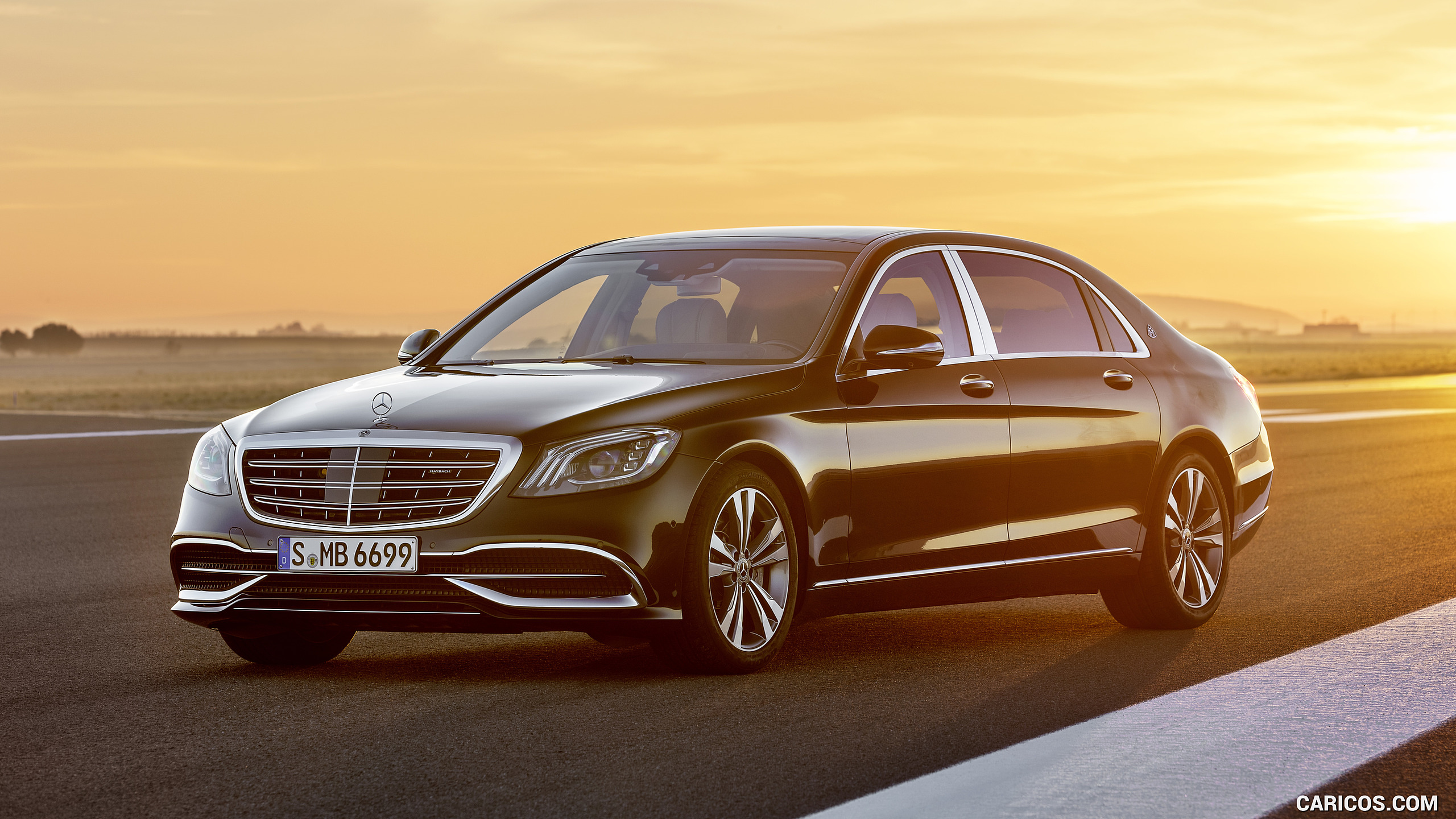 Mercedes Maybach S Class S650 Black Three Quarter