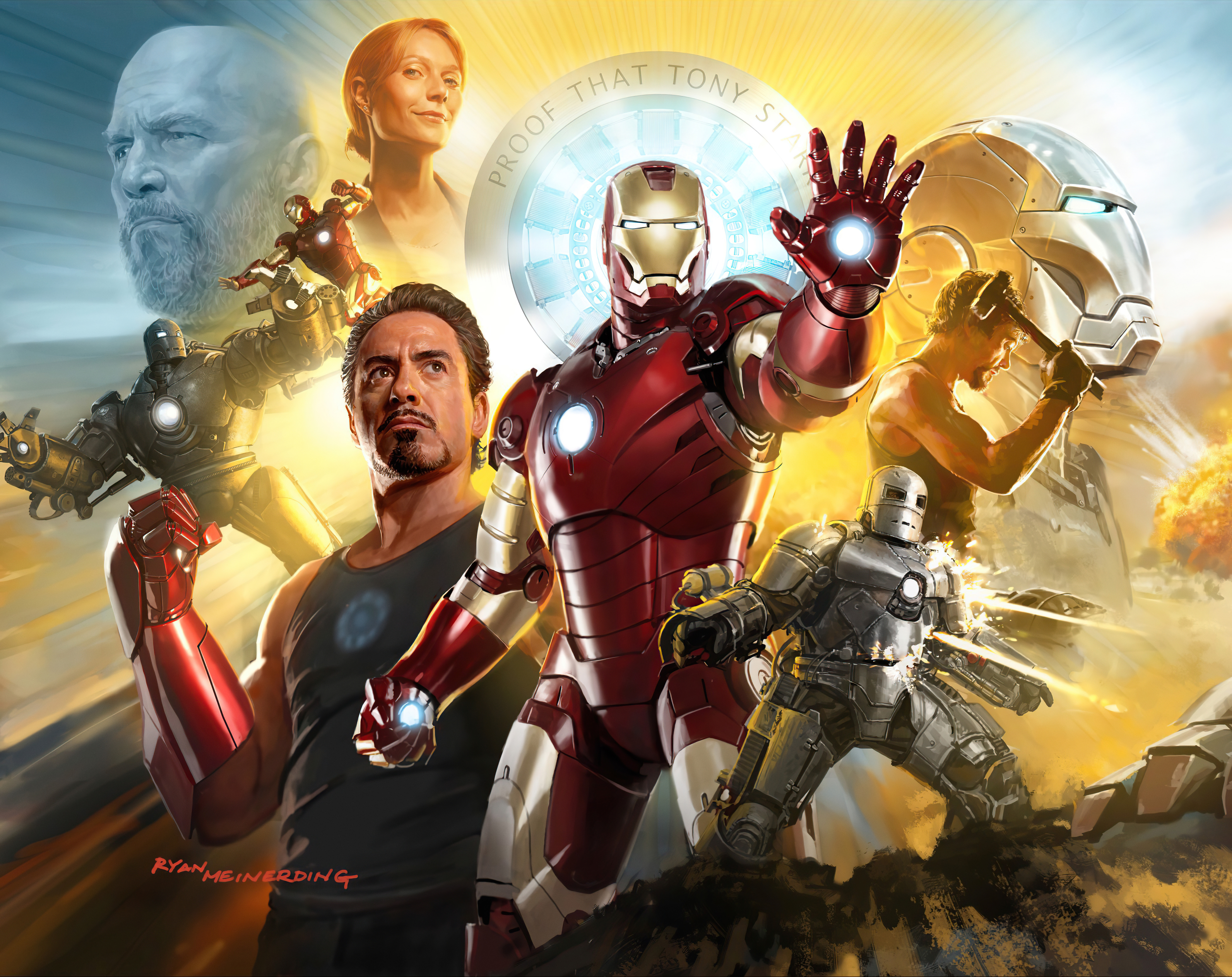 Iron Man Wallpaper 4K, Tribute, Marvel Comics, Movies