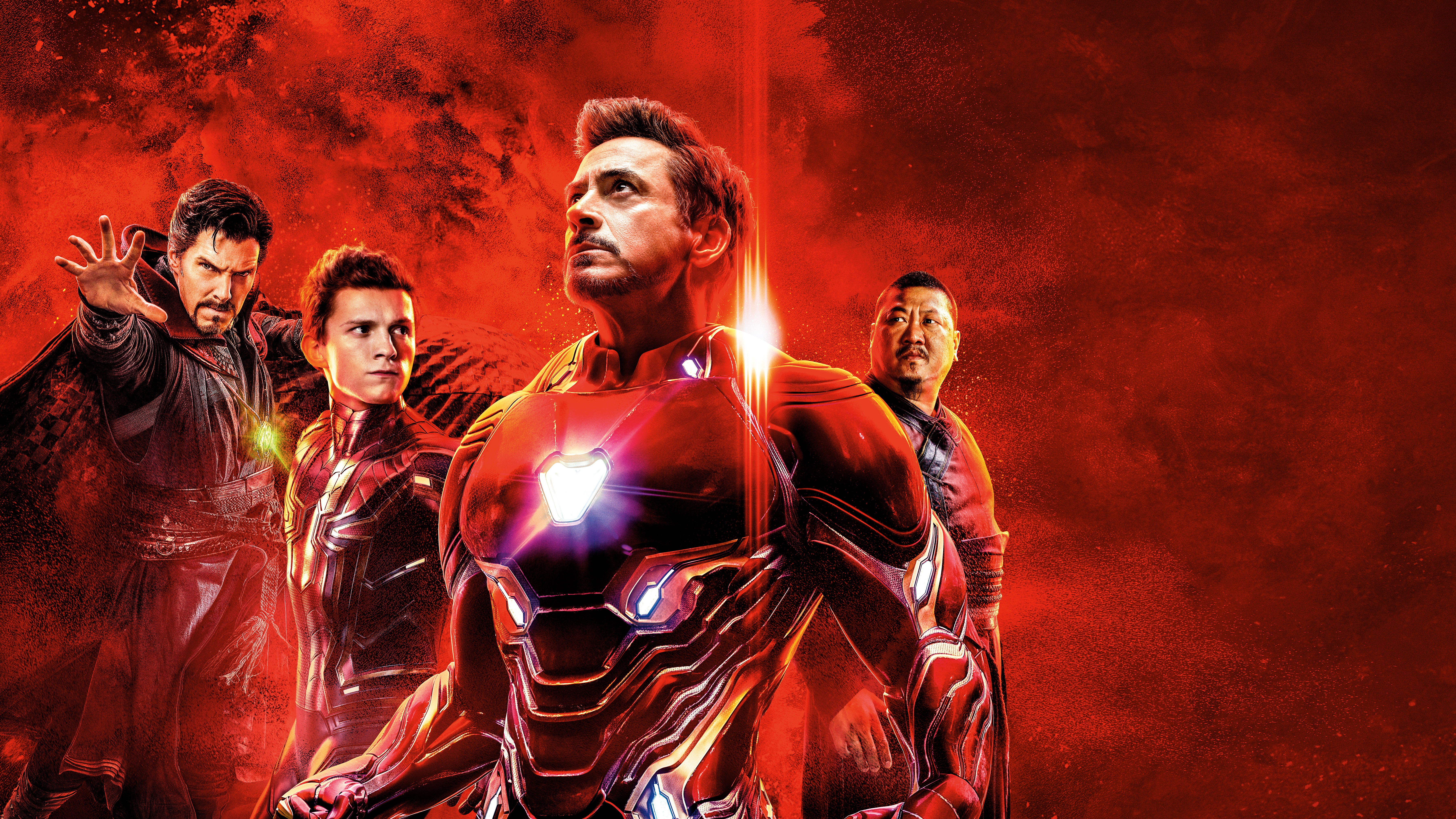 Wallpaper / avengers infinity war, movies, 2018 movies, hd, poster, iron man, spiderman, doctor strange, 4k, 5k, 8k free download