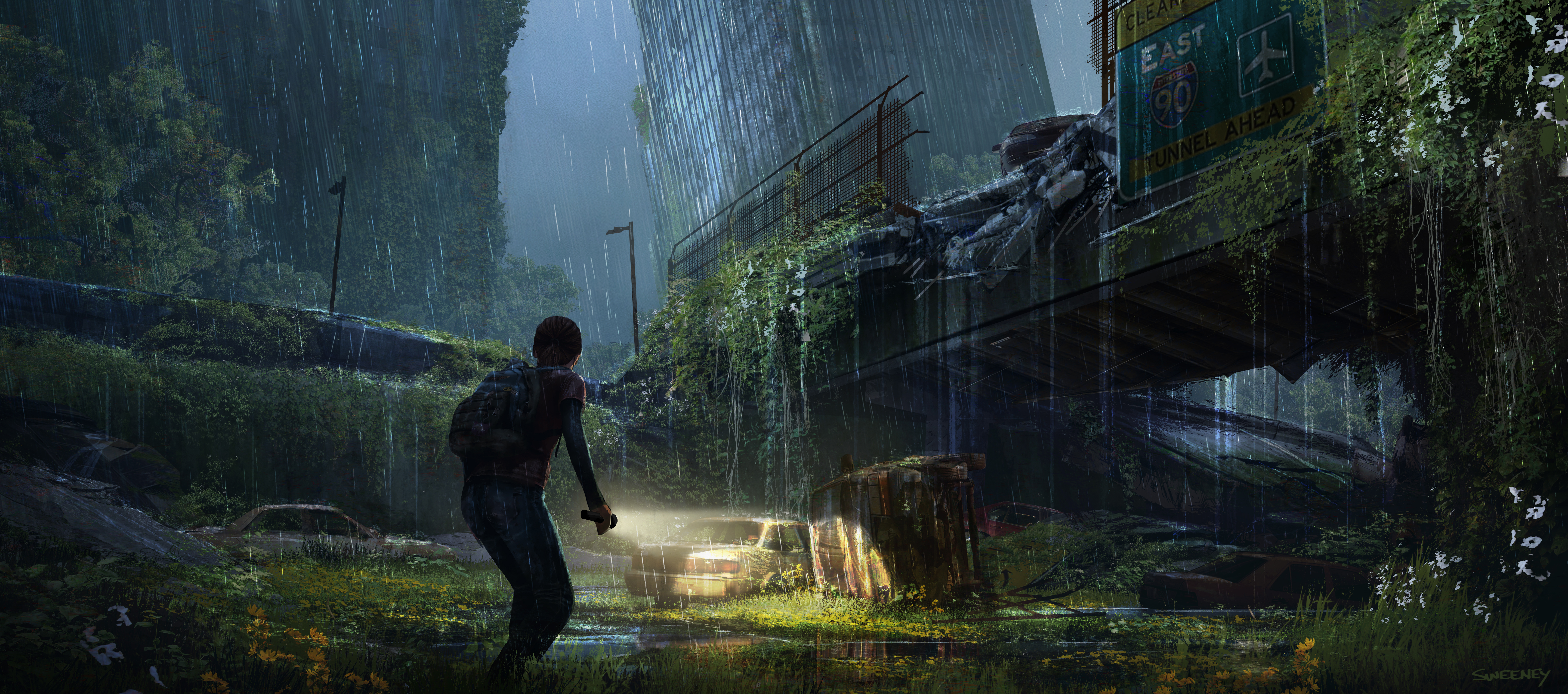 Desktop Wallpaper The Last of Us end of the world Ellie 6780x3000