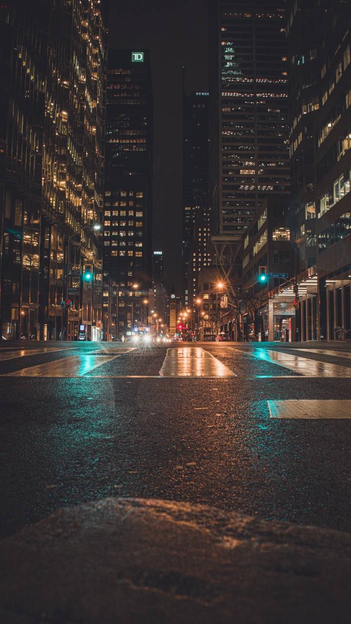 Night City Lights Wallpaper Wallpaper, iPhone Wallpaper