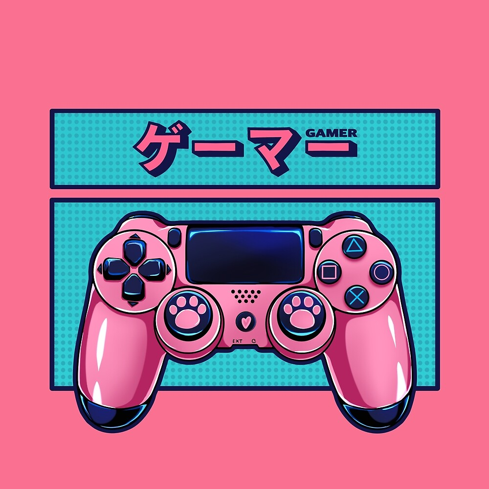 Pink Gamer Girl Wallpaper