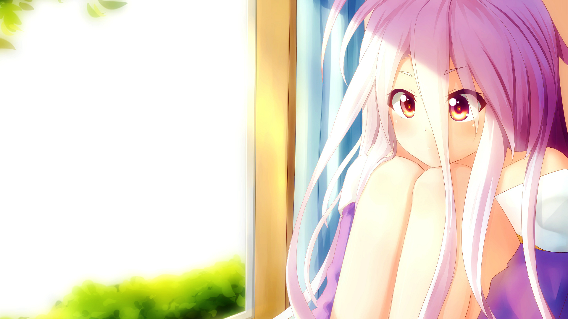 pink hair, No Game No Life, anime, Shiro (No Game No Life), anime girls Gallery HD Wallpaper