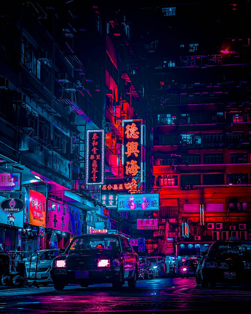 Download Street Aesthetic Anime iPhone Wallpaper