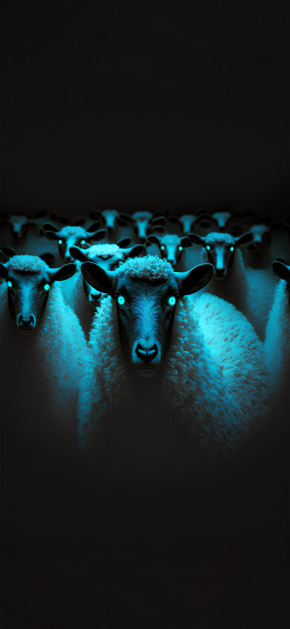 Horror Sheeps Wallpaper Aesthetic Wallpaper iPhone