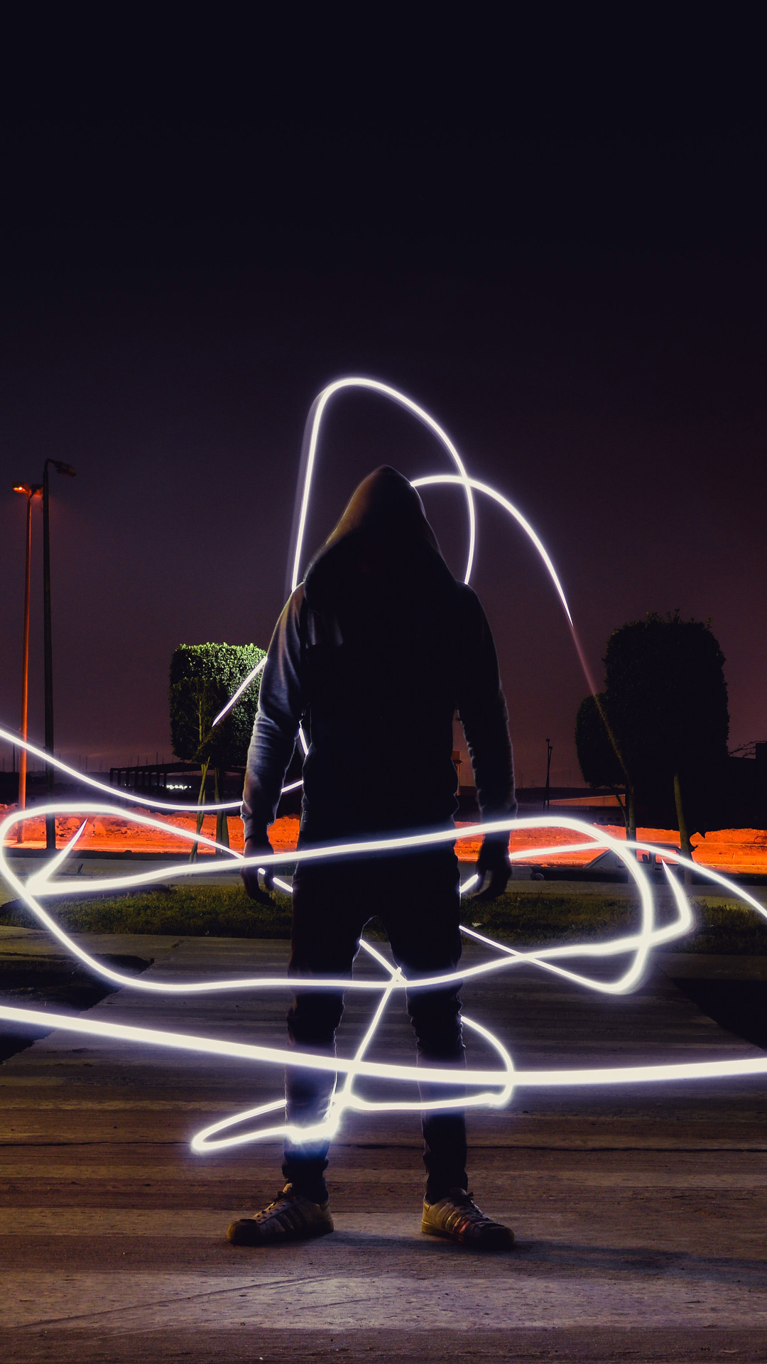 1080x1920 photography, hd, creative, lights, hoodie for iphone wallpaper