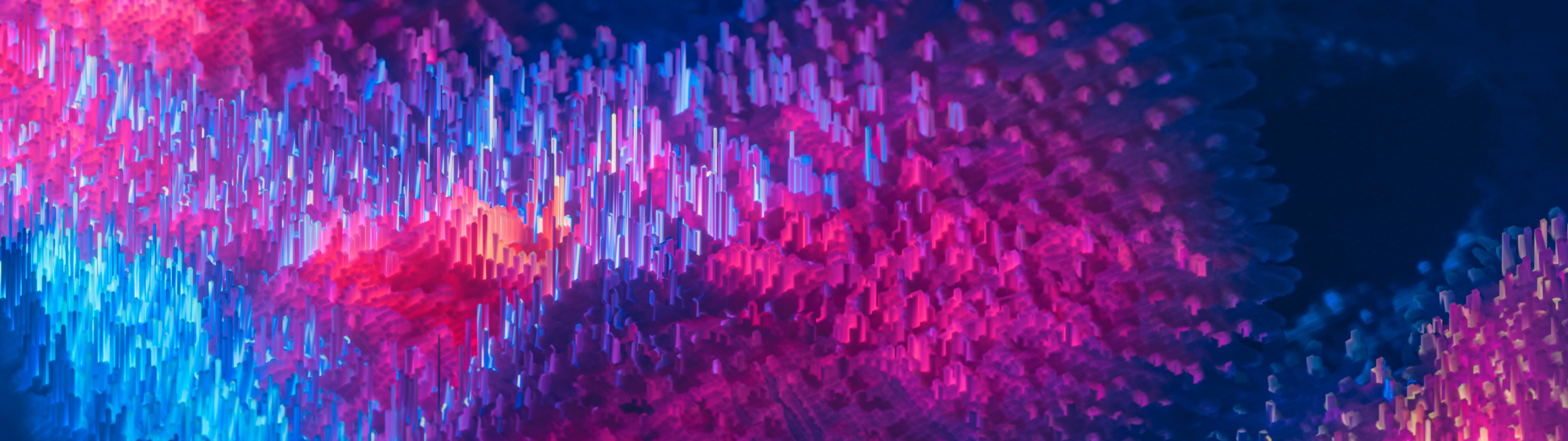 4K, 3D Abstract, render, dual monitors, multiple display, abstract, dual display Gallery HD Wallpaper