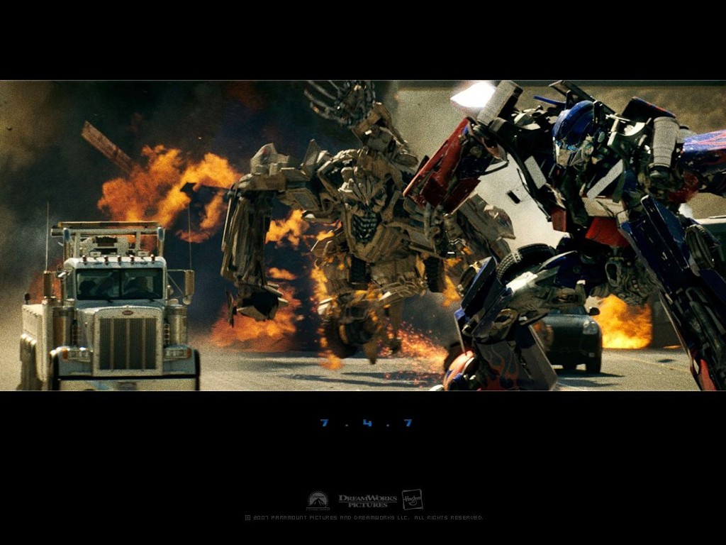 Transformers Movie Wallpaper (1024 x 768 Pixels)