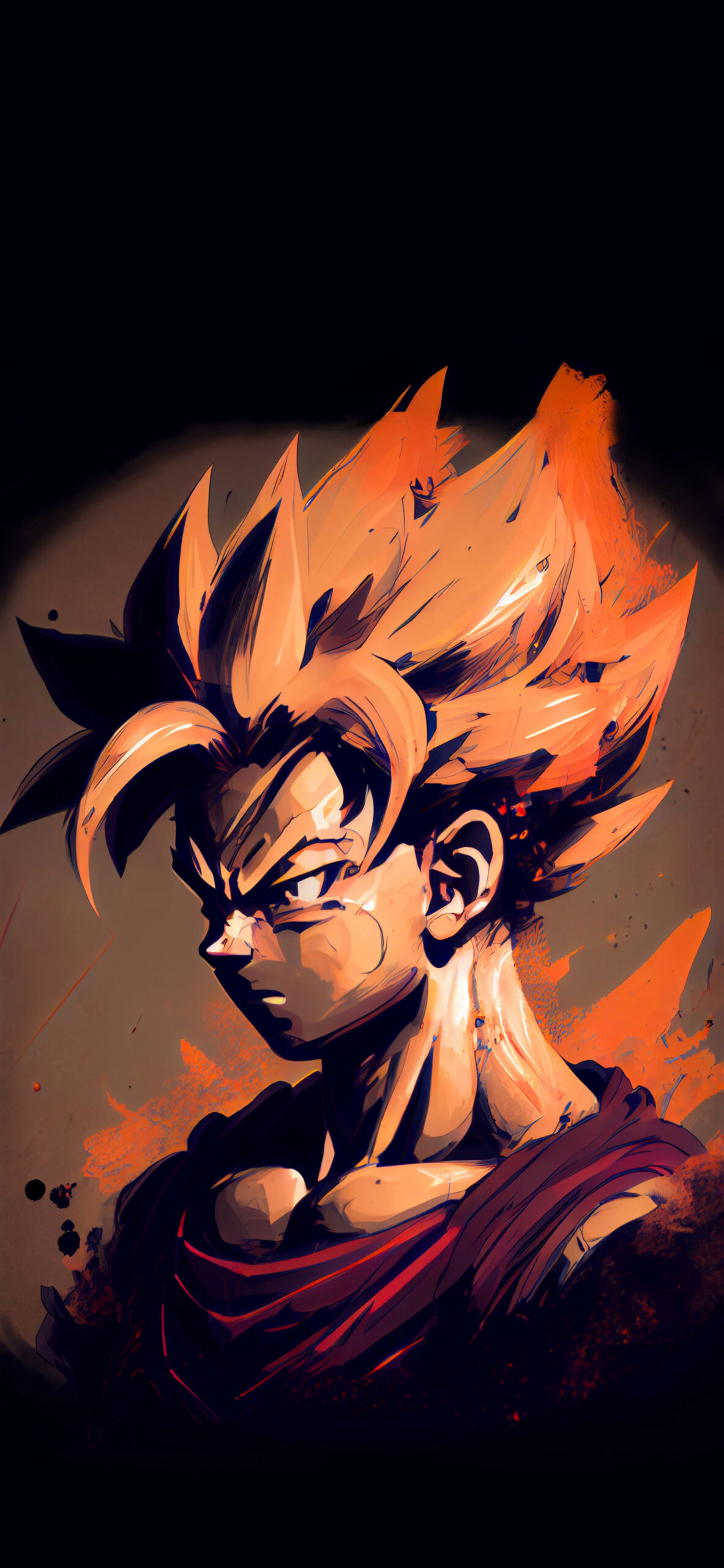 DBZ Super Saiyan Goku Art Wallpaper Ball Wallpaper