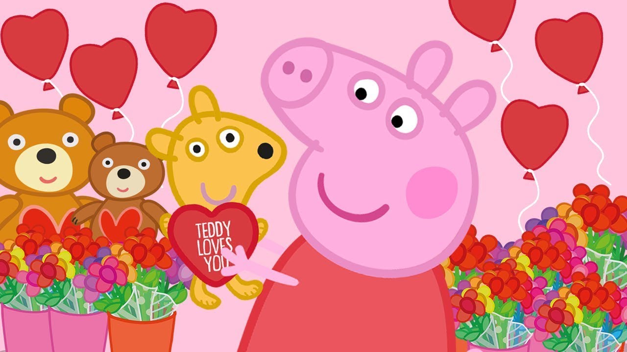 Peppa Pig Official Channel ❤️ Peppa Pig Celebrates Valentine's Day