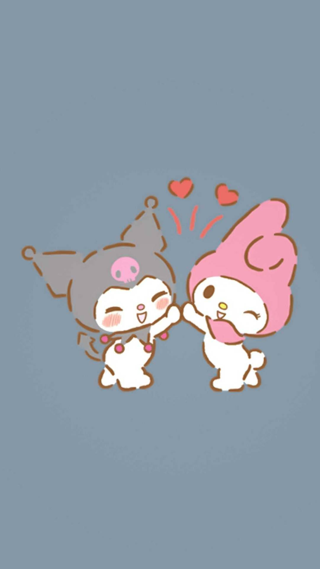 Download Friendly Kuromi And My Melody Wallpaper