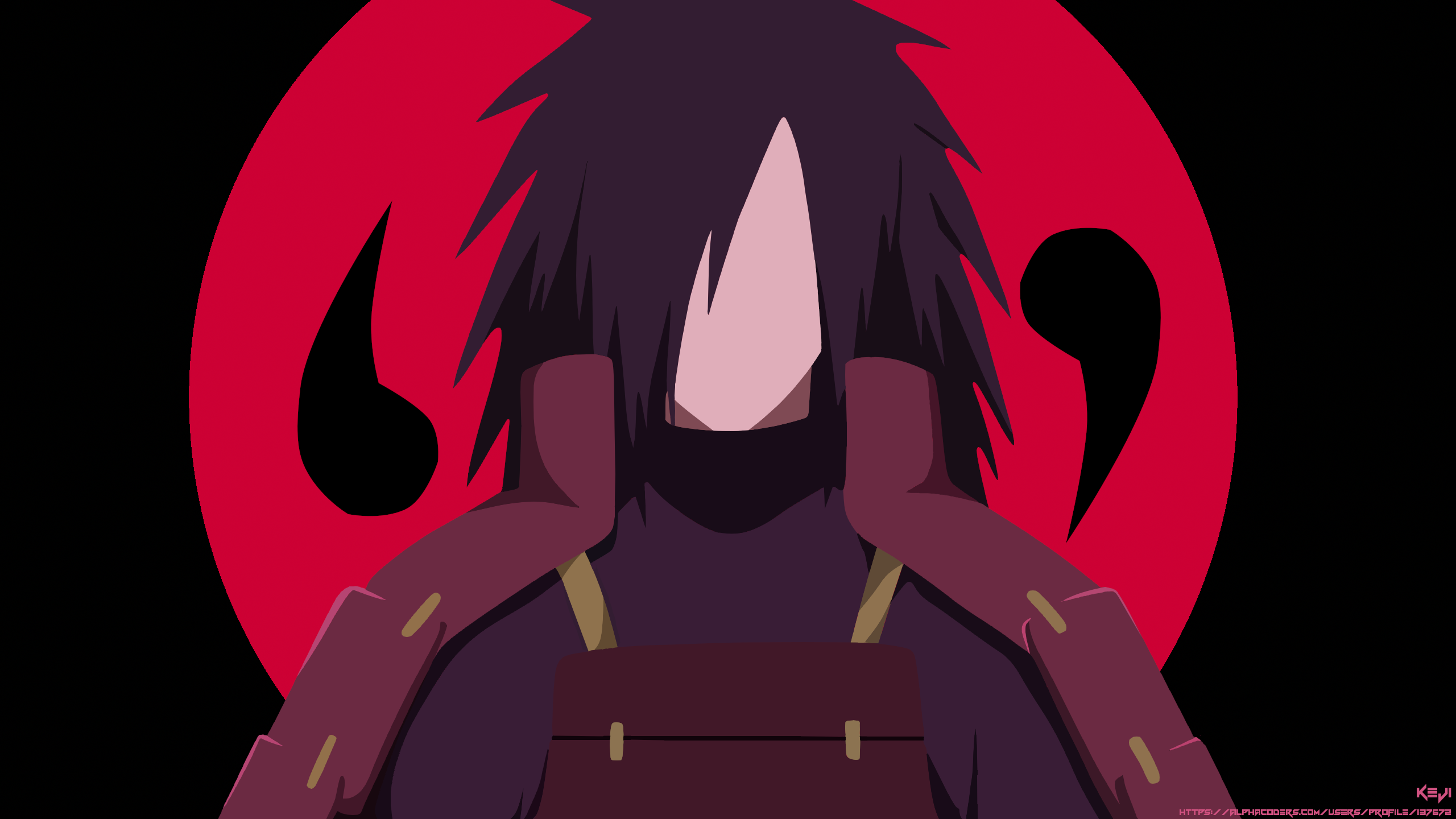 Madara Uchiha, Boy, Uchiha Clan, Minimalist Gallery HD Wallpaper
