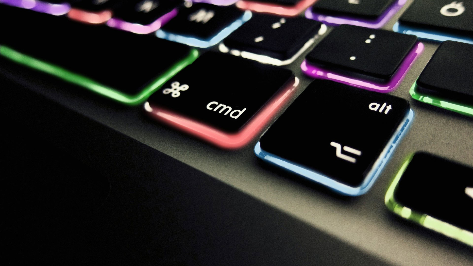 Best Computer Keyboard Colorful Desktop Background Wallpaper