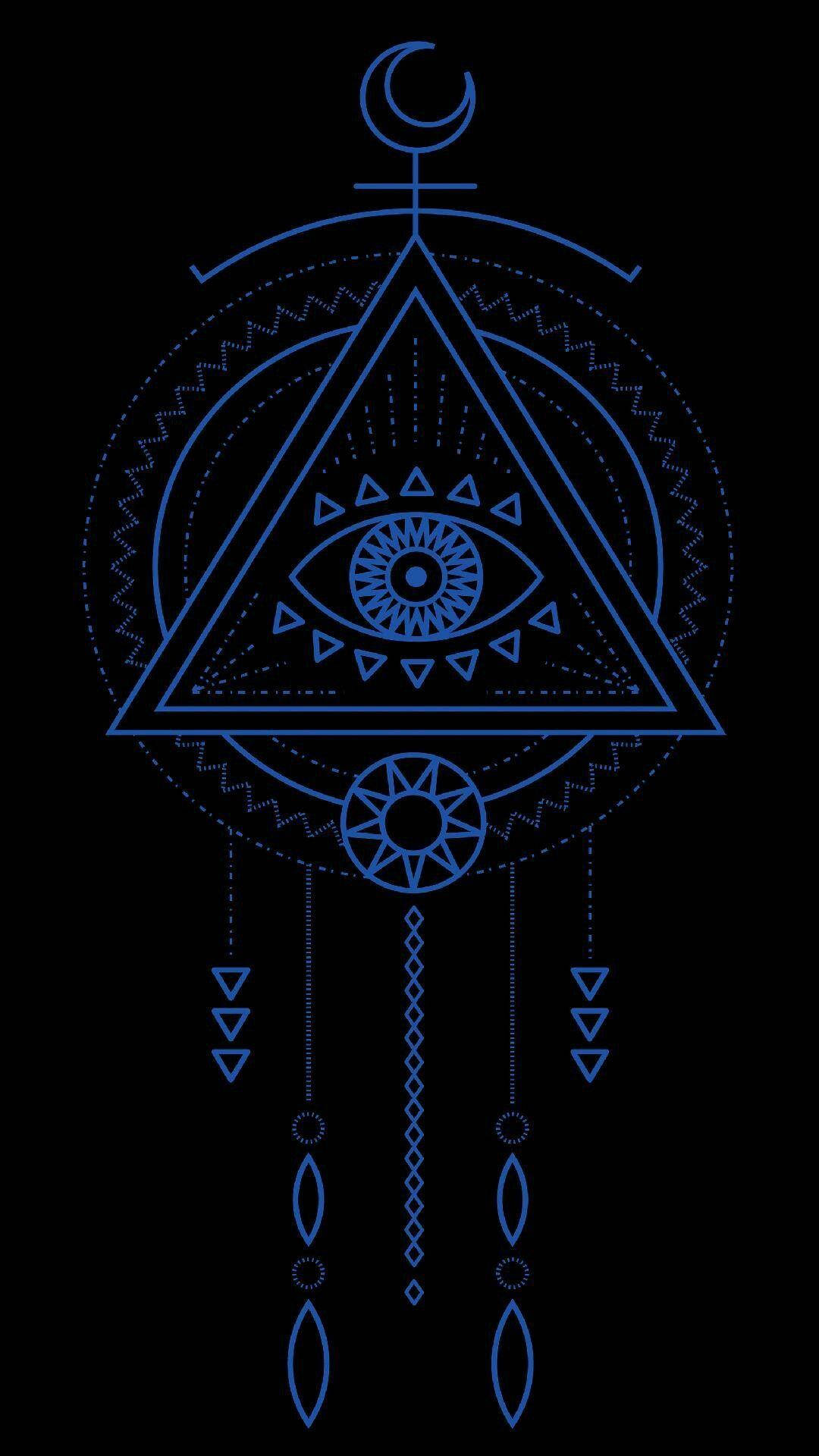 Download Witchy Aesthetic Eye Of Providence Wallpaper