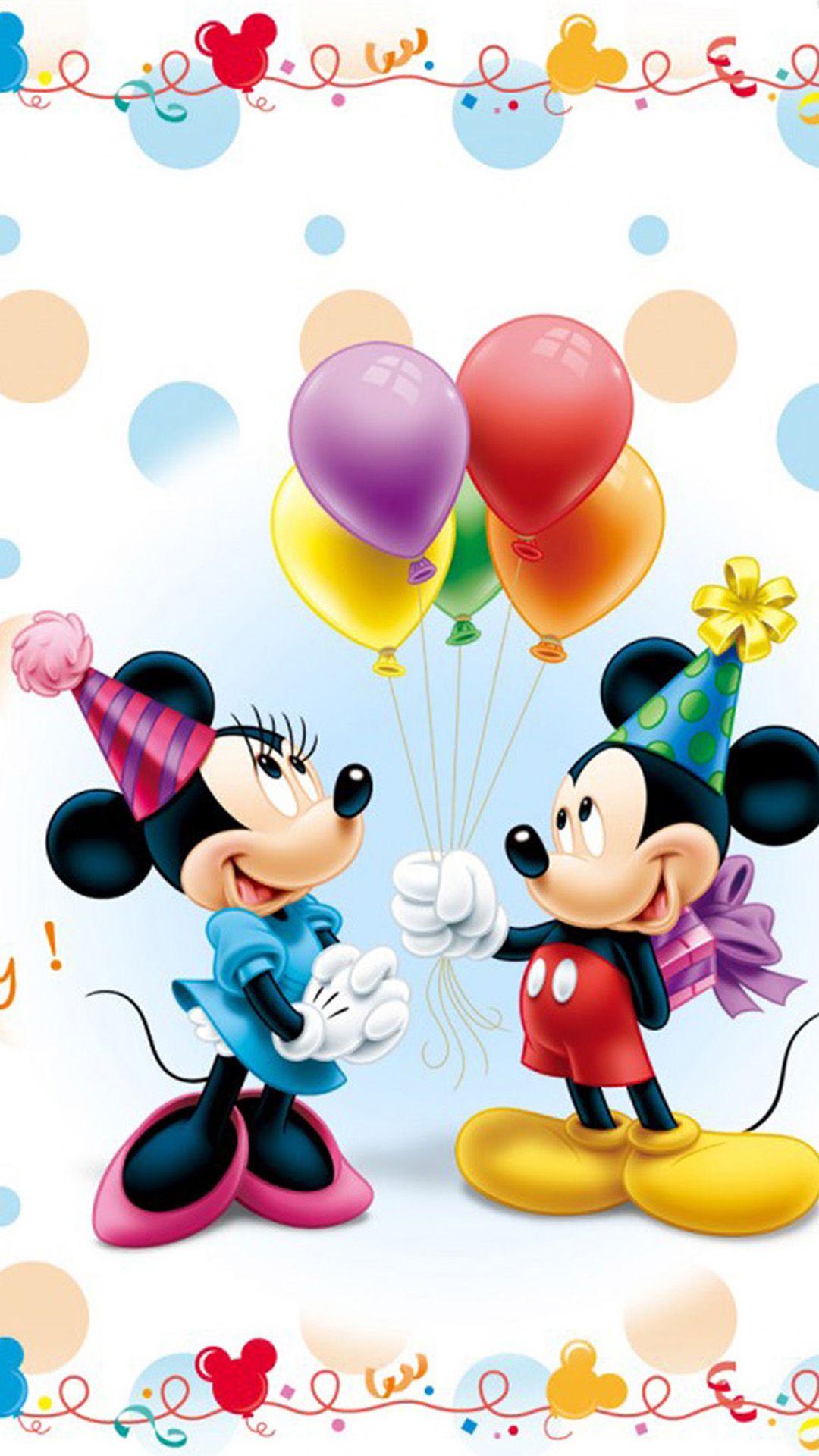 minnie mouse happy birthday background