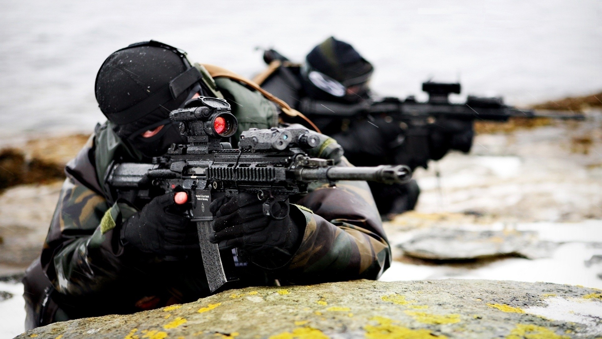 military norwegian hk416 future weapons aimpoint comp m4 HD Wallpaper