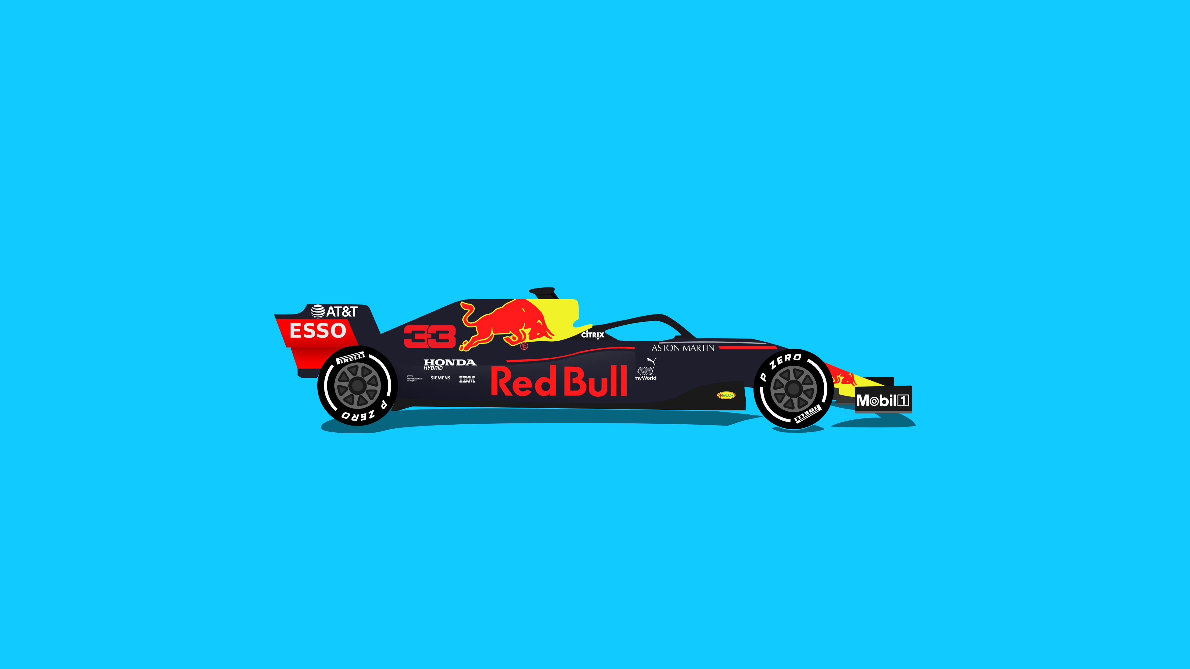Red Bull F1 Wallpaper and Background 4K, HD, Dual Screen