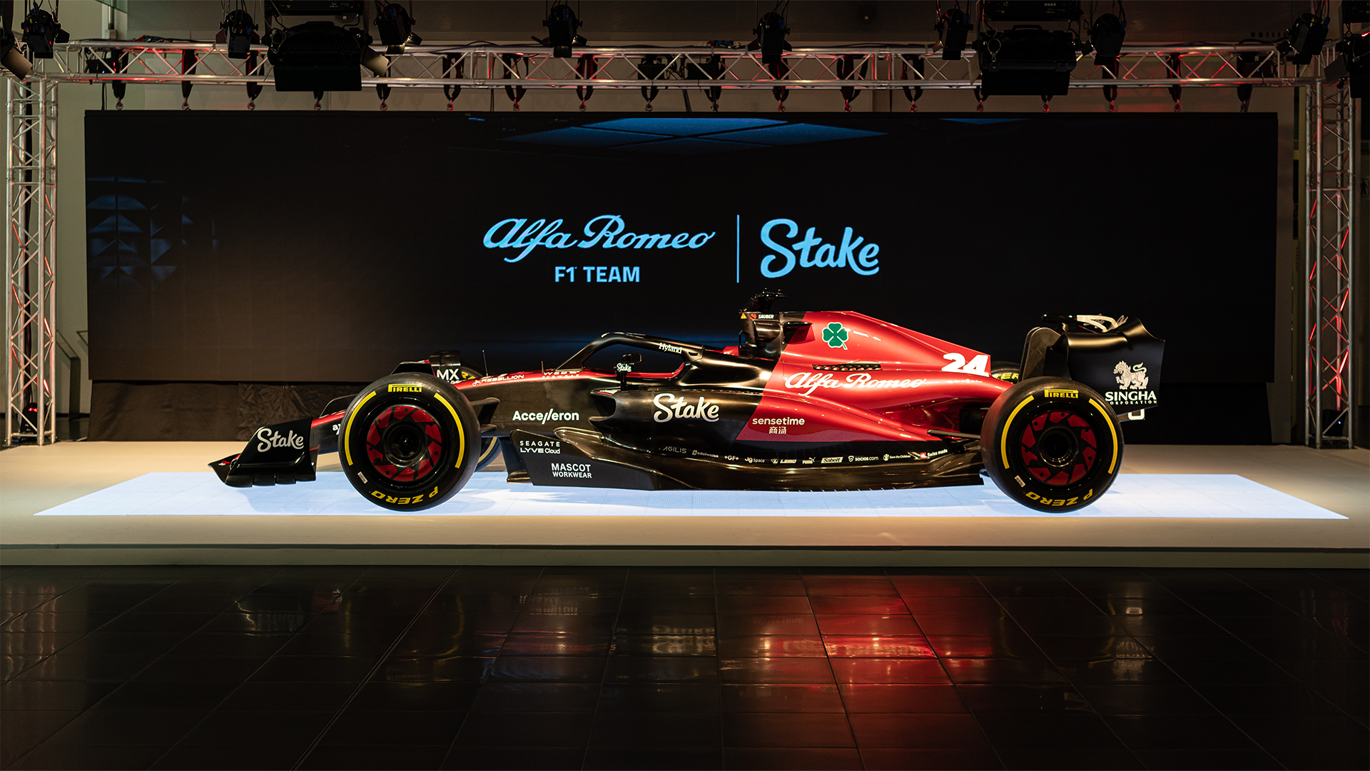 Alfa Romeo's 2023 launch showcar goes up for auction on F1 Authentics. Formula 1®