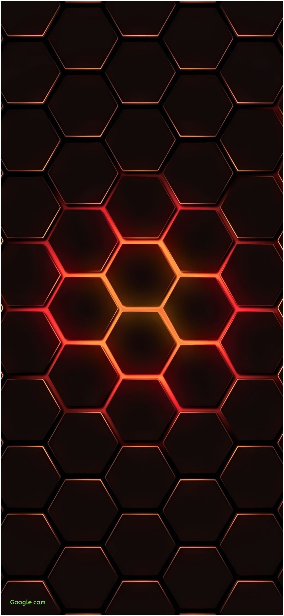 Black Orange iPhone Wallpaper