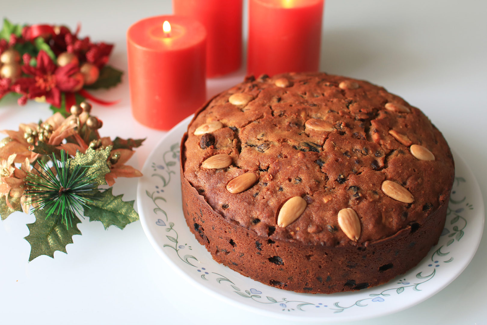 Christmas Plum Cake Cake with Alcohol Indian Claypot