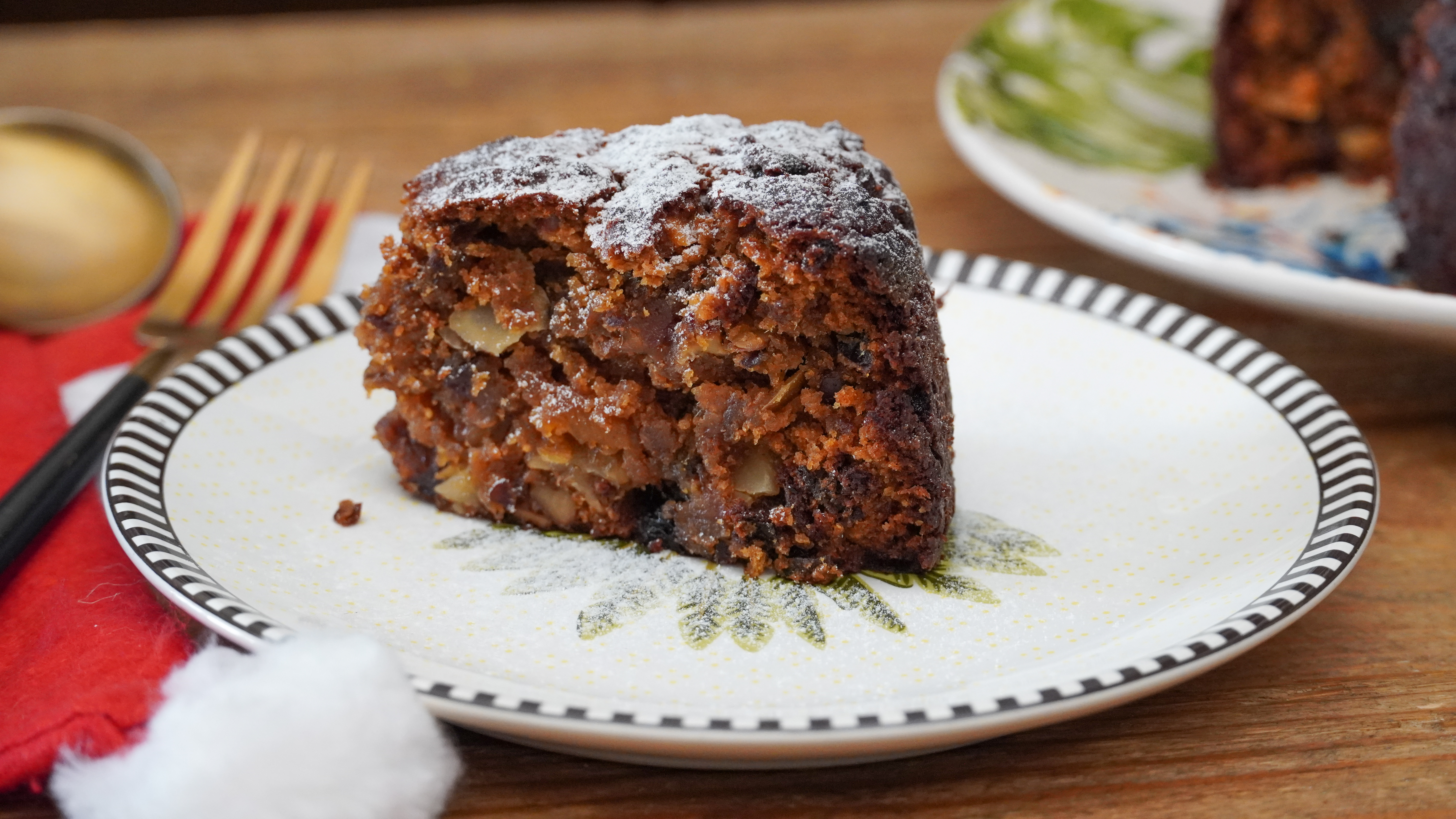 Eggless Whole Wheat Plum Cake Recipe. Christmas Plum Cake by Archana's Kitchen