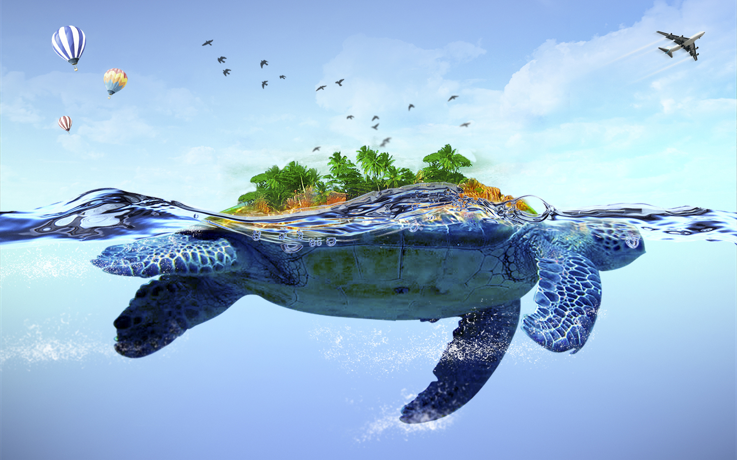 Fantasy Turtle HD Wallpaper