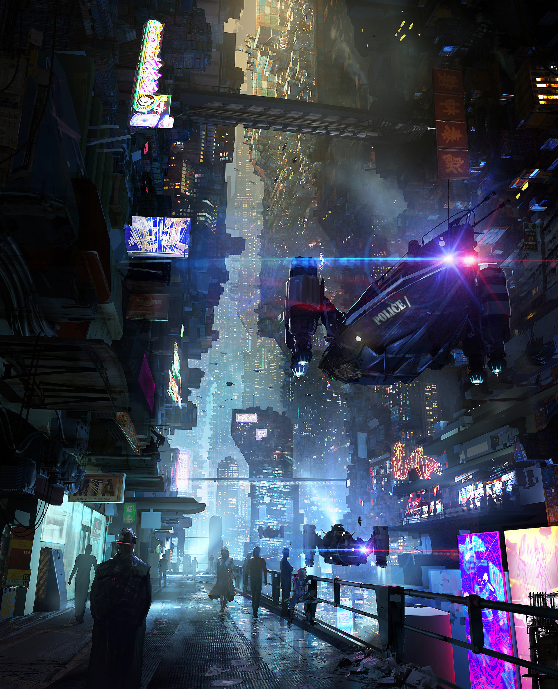 cyberpunk, cyber, science fiction, fantasy art, digital art Gallery HD Wallpaper