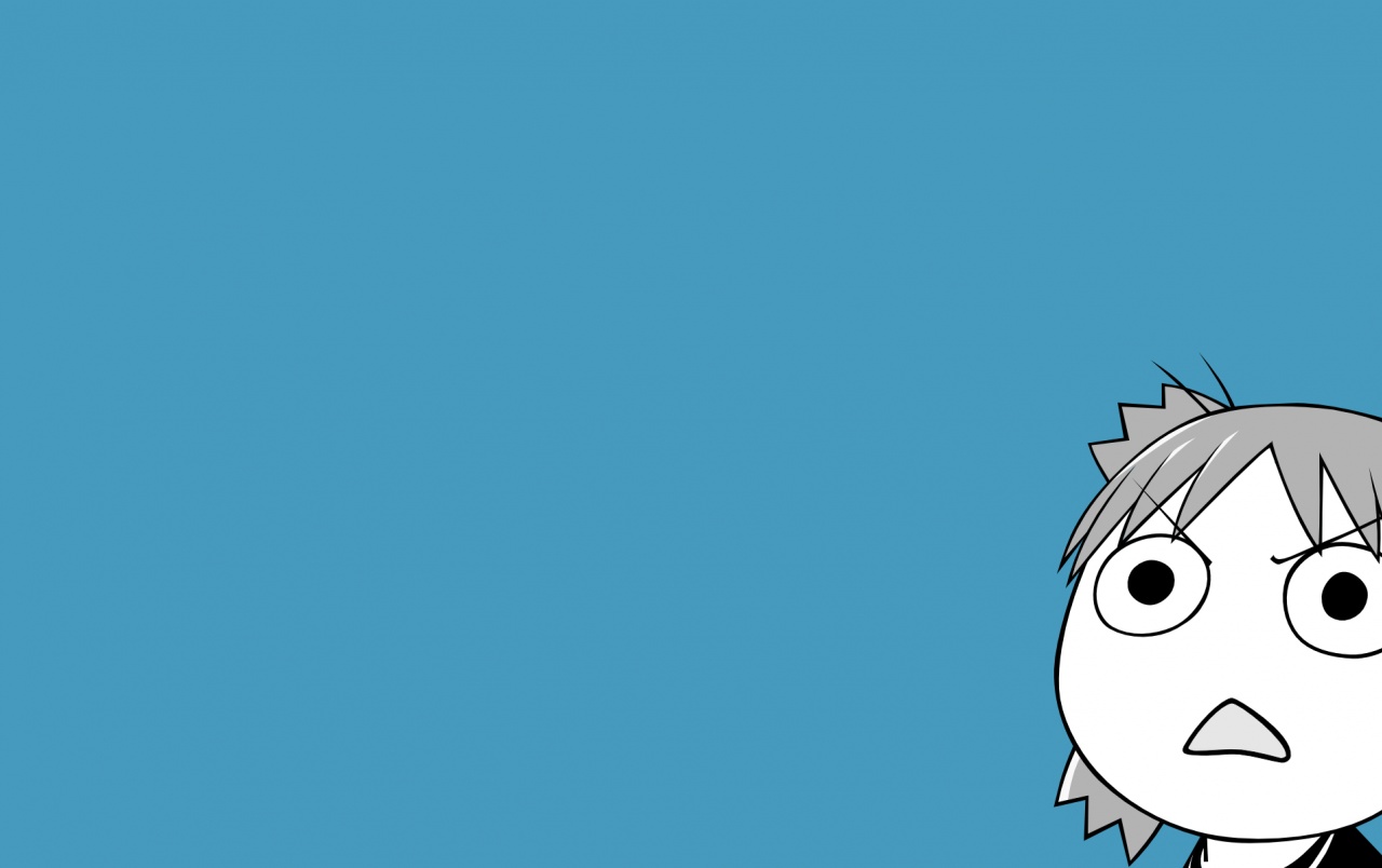 Yotsuba on Blue wallpaper. Yotsuba on Blue