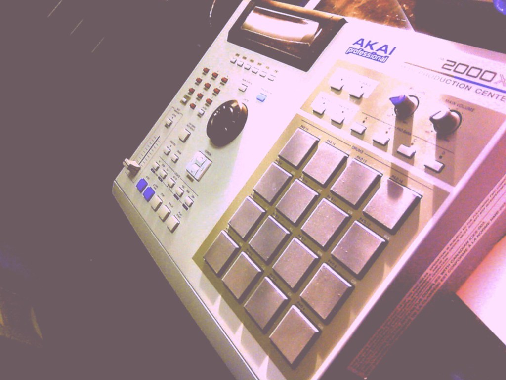 Akai mpc 2000xl. the best design for a drum machine to date. BrokenTape