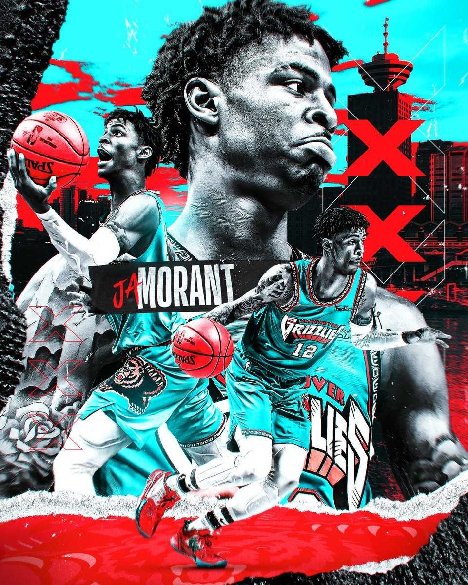 Tablet Ja Morant Wallpaper 1. Basketball picture, Nba artwork, Soccer poster