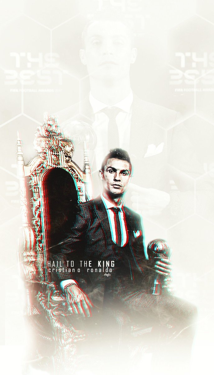 RHGFX Ronaldo. HAIL TO THE KING. Wallpaper. #halamadrid #ronaldo #FIFA
