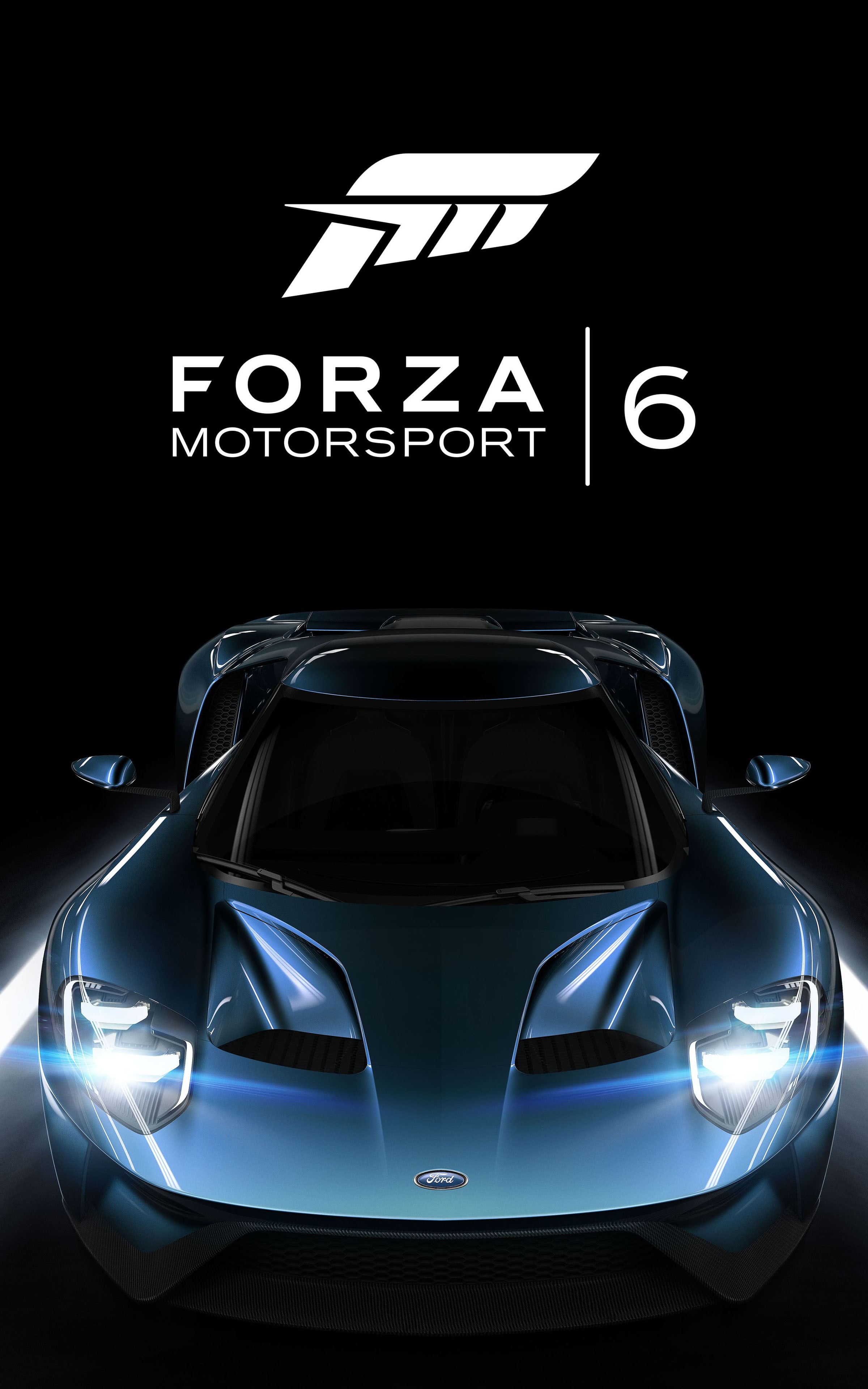 Forza Motorsport 6, Video Games, Ford GT, Car, Simple Background, Portrait Display Wallpaper HD / Desktop and Mobile Background