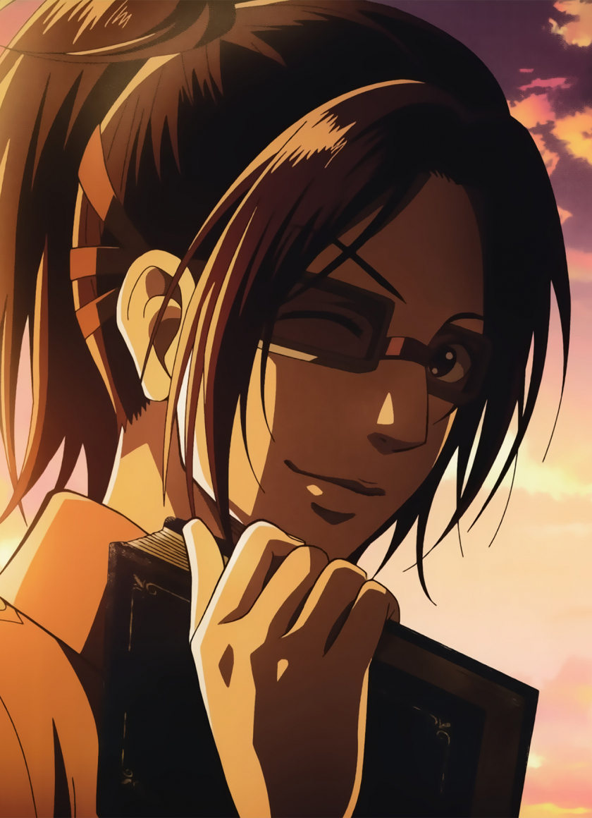 Download wallpaper 840x1160 attack on titan, anime girl, annie leonhart, wink, iphone 4, iphone 4s, ipod touch, 840x1160 HD background, 3072