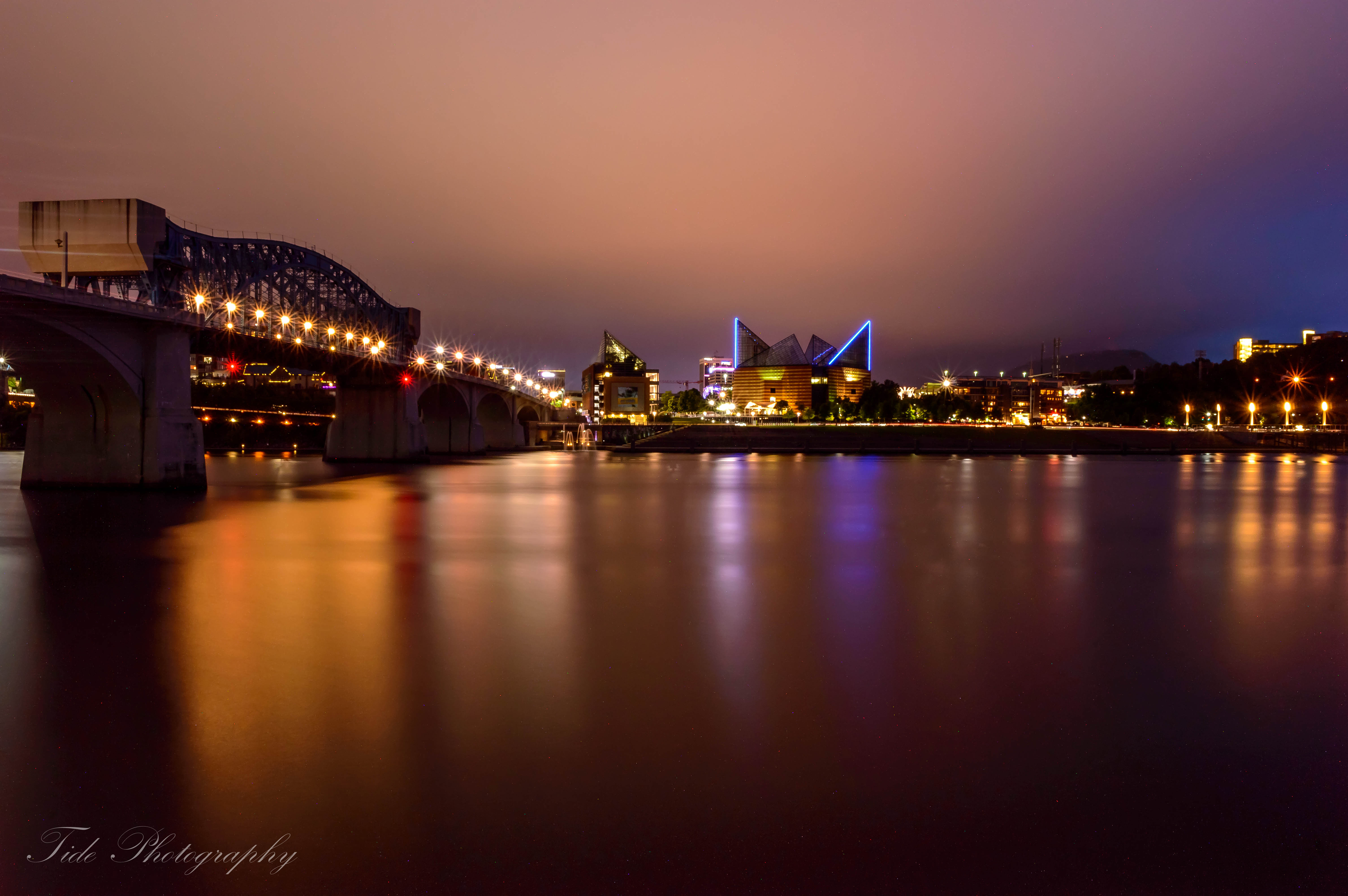Wallpaper, park, longexposure, bridge, Chattanooga, water, night, river, aquarium, Nikon, state, Tennessee, explore, nikond3200, waac, d3200, weekendassignmentandcontest 6016x4000