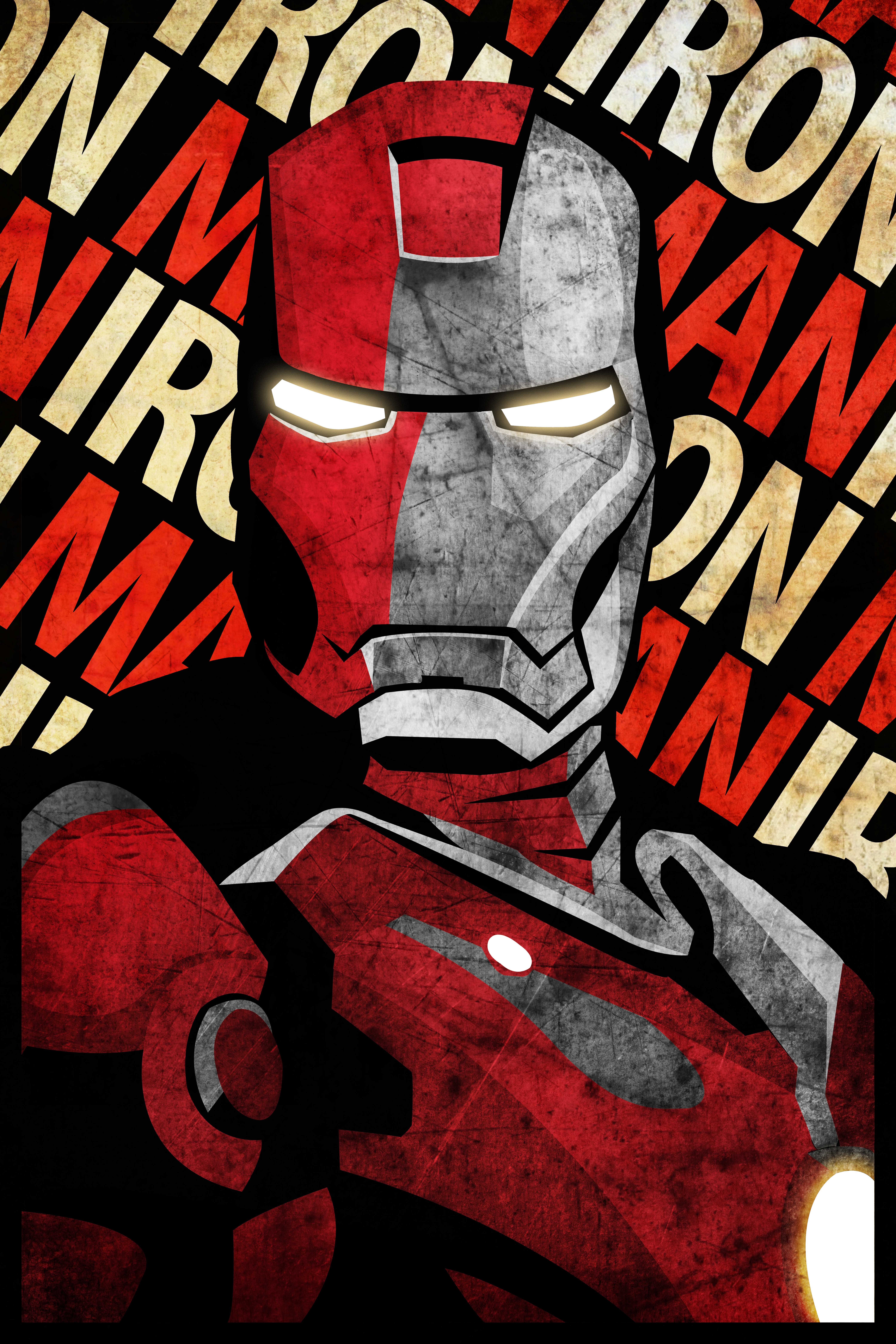 Wallpaper, illustration, Marvel Comics, Iron Man, comics, poster, ART, modern art, fictional character, font, album cover, comic book, fiction 6000x9000
