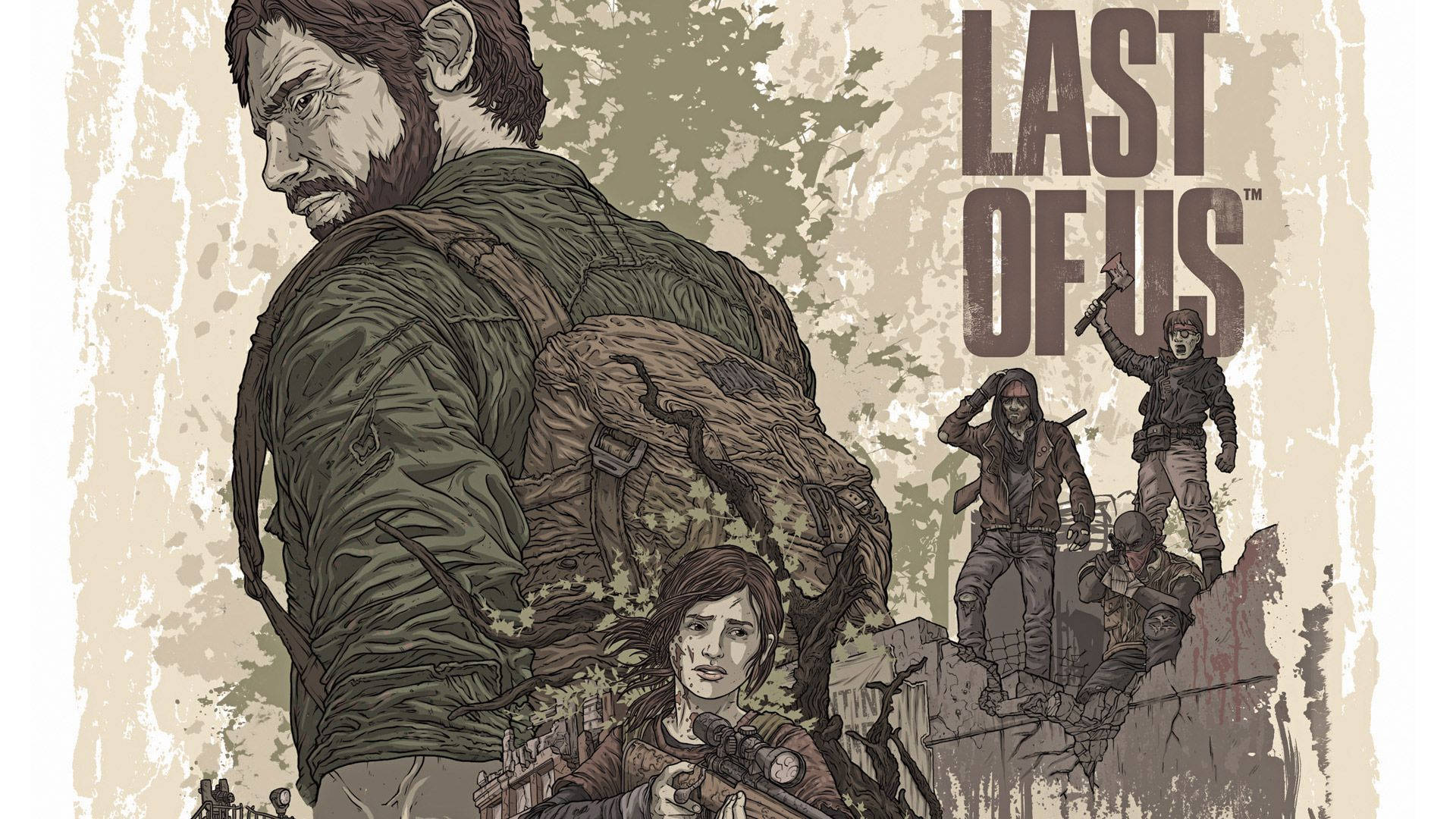 Download The Last Of Us Digital Art Poster Wallpaper