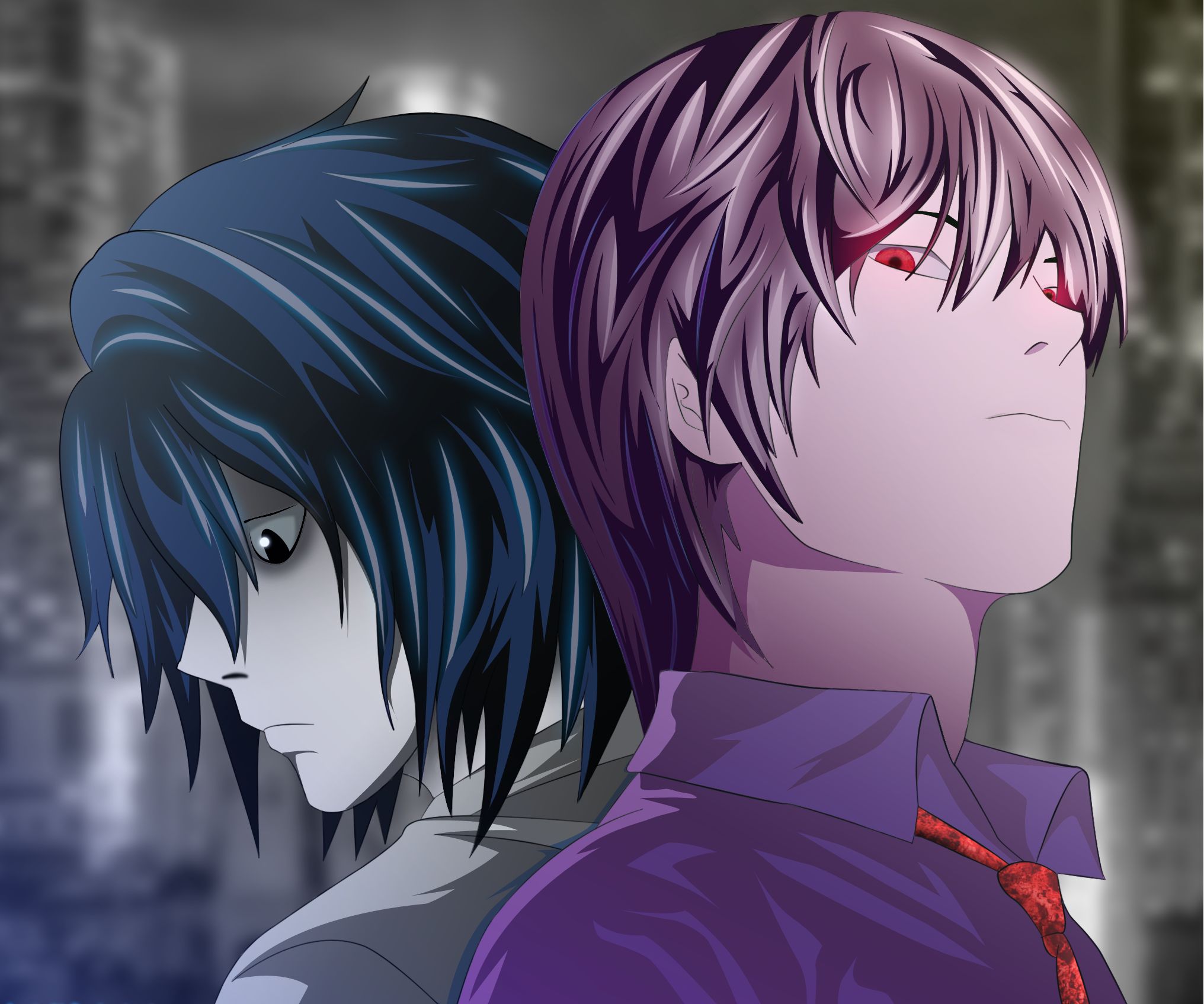 HD desktop wallpaper: Anime, Death Note, L (Death Note), Light Yagami, Kira (Death Note) download free picture