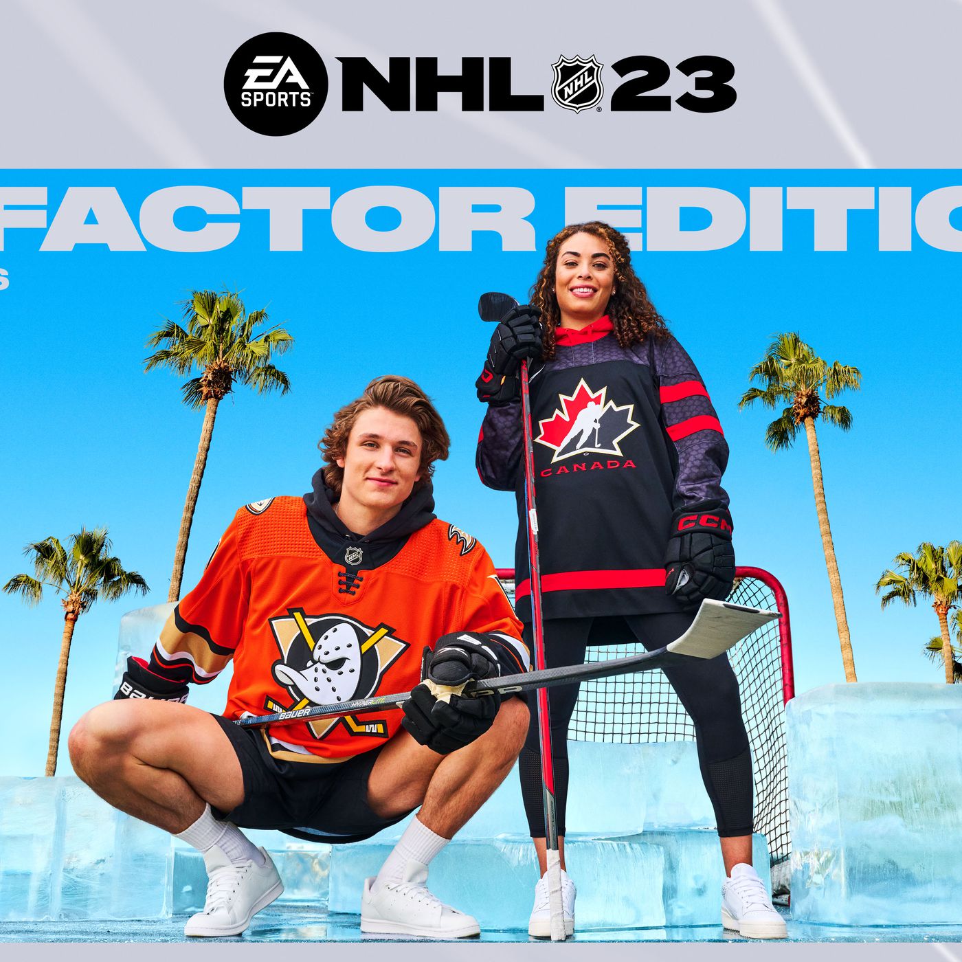 NHL 23 cover stars revealed: Trevor Zegras, Sarah Nurse