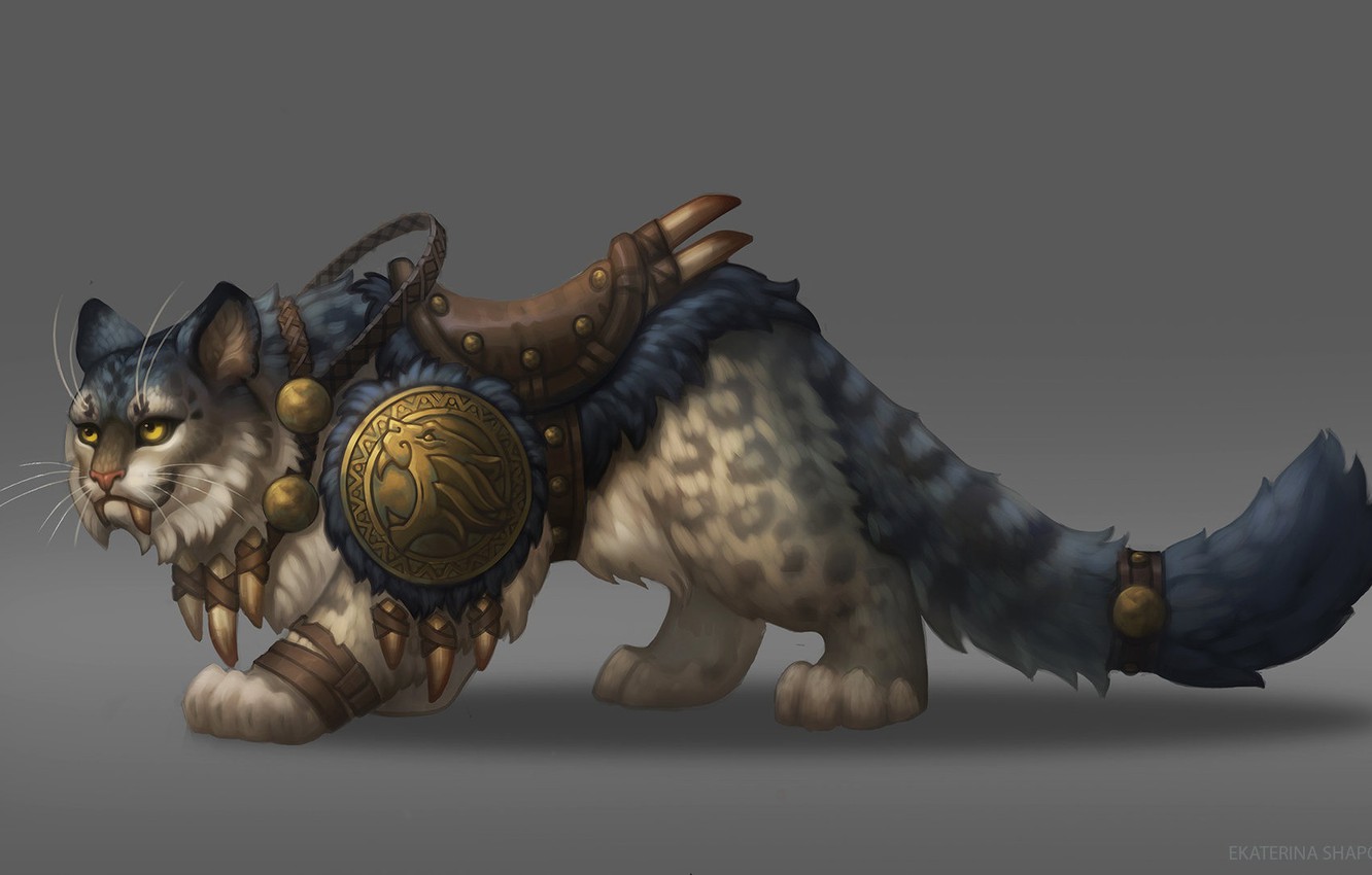 Wallpaper the game, fantasy, art, Allods Online, mount, Ekaterina Shapovalova, Priden Cat image for desktop, section игры