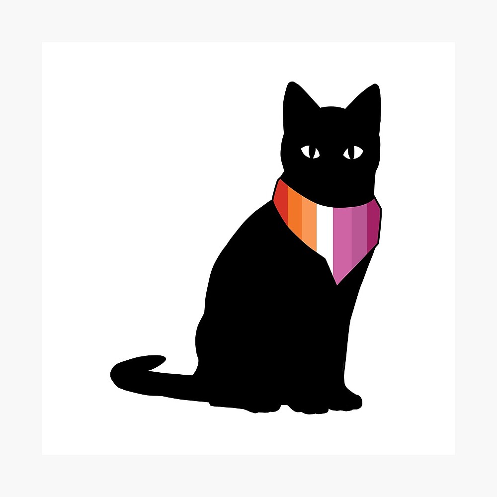 Lesbian Pride Cat Poster