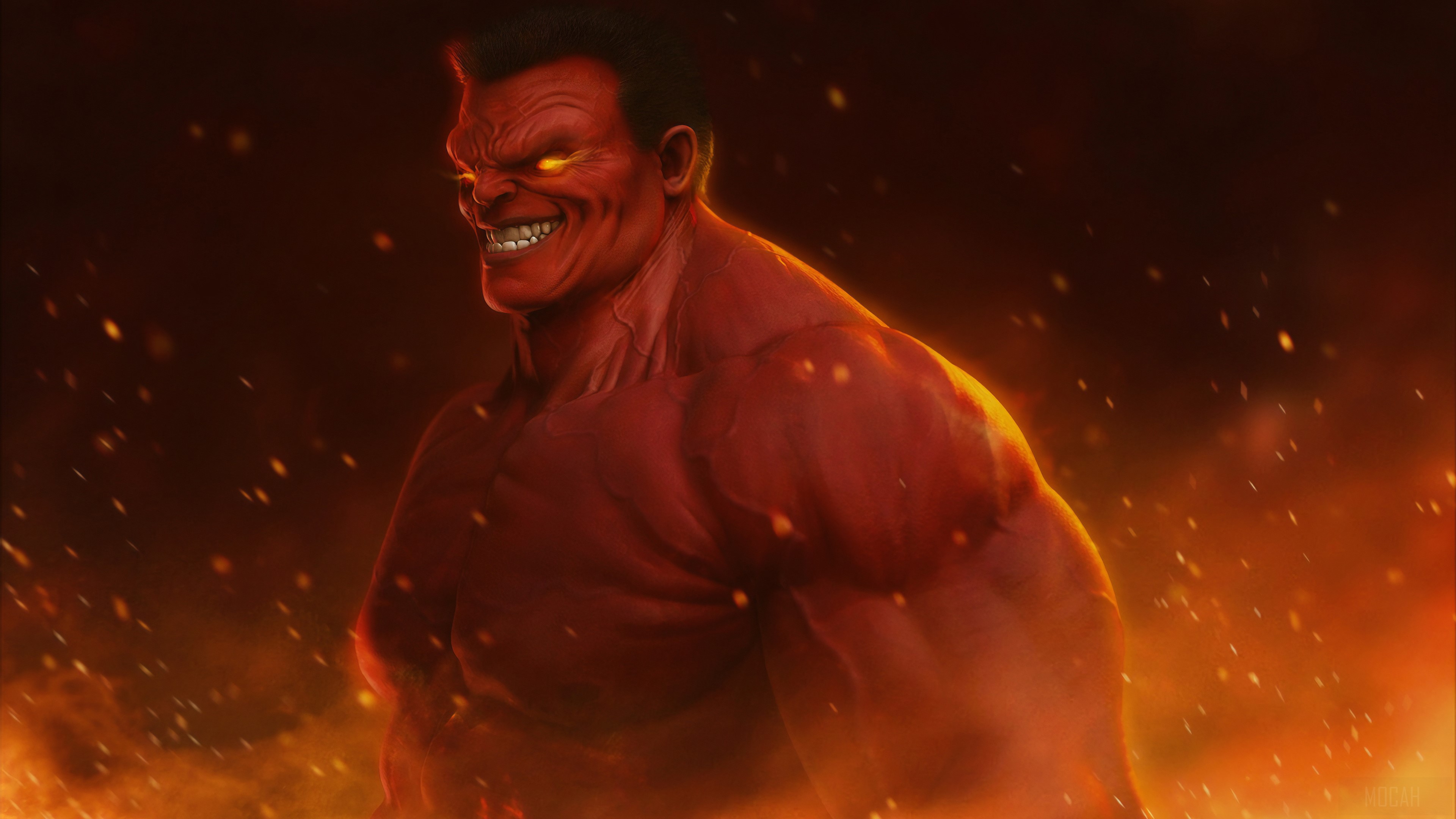 Red Hulk 4k Gallery HD Wallpaper