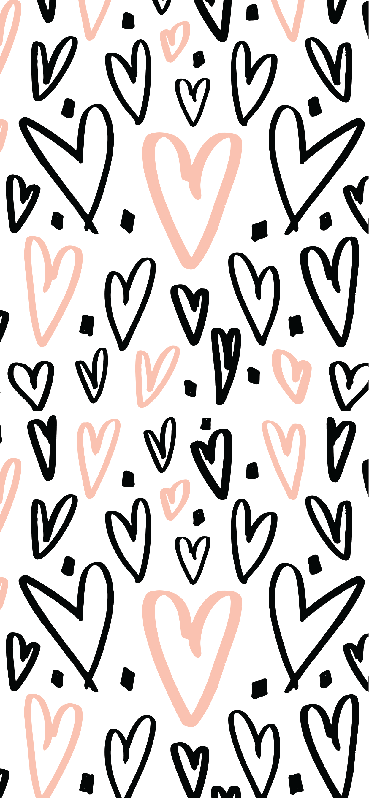 Valentine's Day iPhone Wallpaper and Ivory