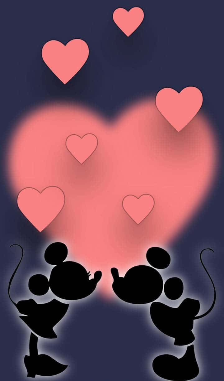 960x800px, heart, love, mickey mouse, minnie, valentines day, HD wallpaper