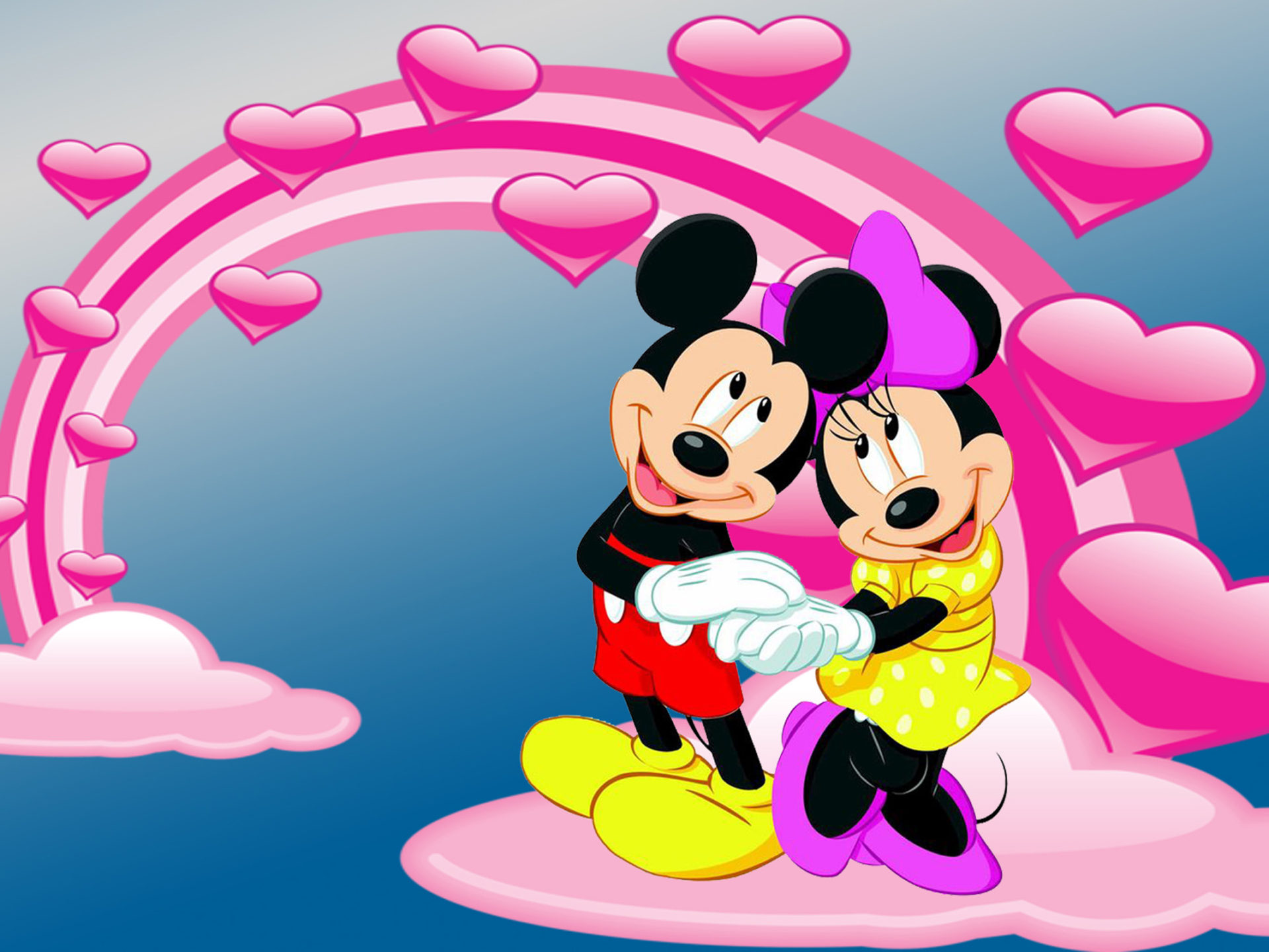 Mickey And Minnie Mouse Photo By Love Desktop HD Wallpaper For Pc Tablet And Mobile Download 2560x1600, Wallpaper13.com