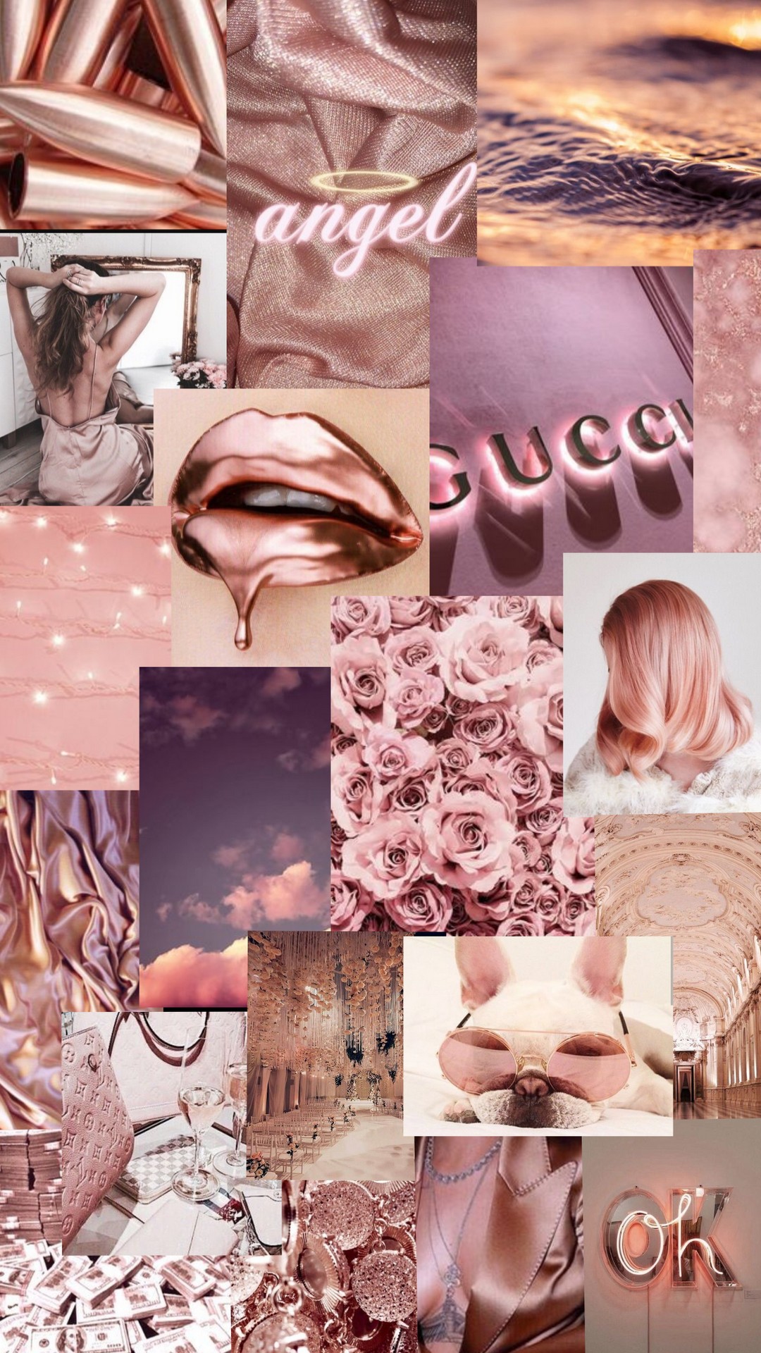 Rose Gold Aesthetic Wallpaper Mobile HD 2023